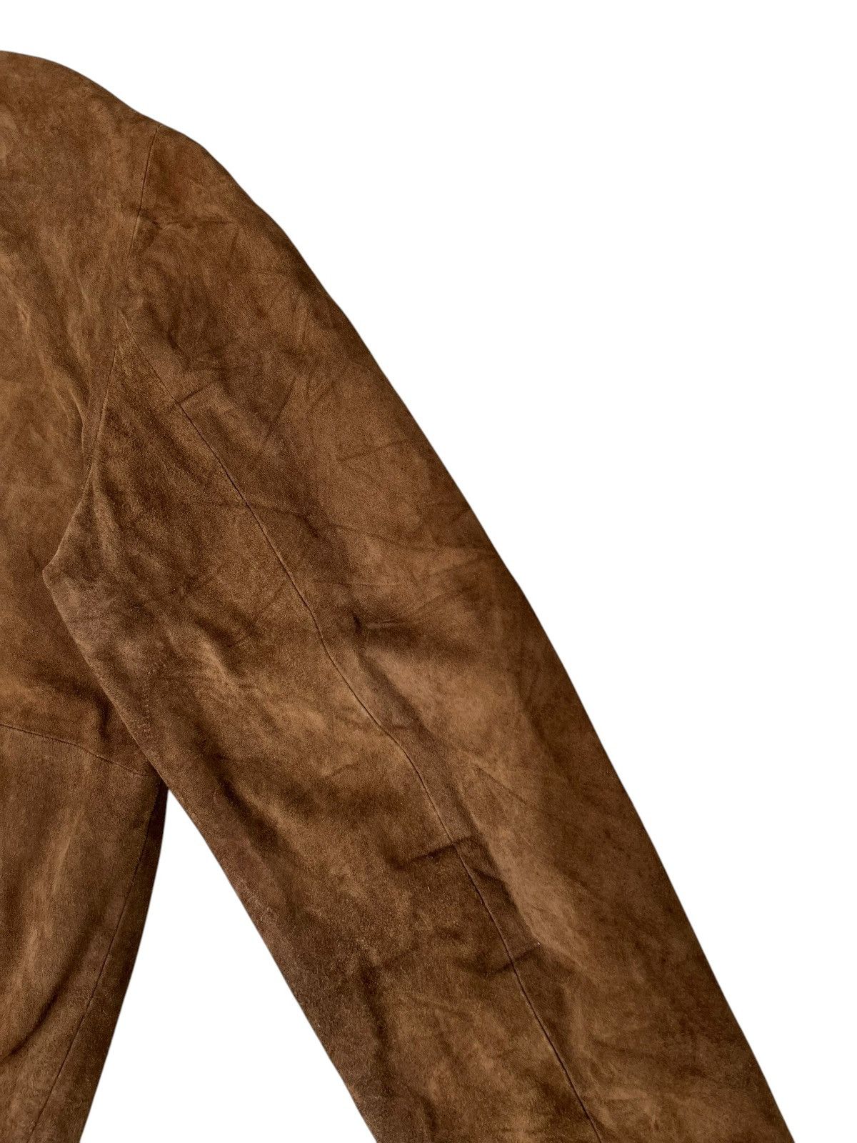 Beams Plus Quttrocchi X Beams Stains Patina Suede Leather Jacket Size US M / EU 48-50 / 2 - 23 Thumbnail