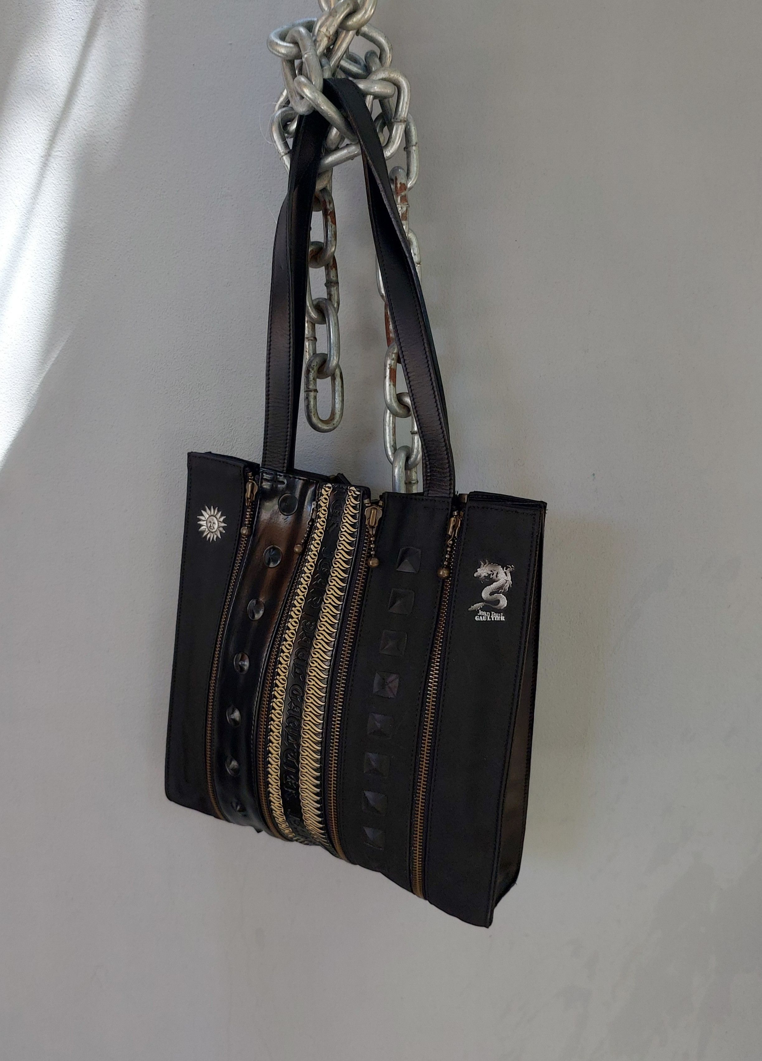 Jean Paul Gaultier RARE Jean Paul Gaultier Transformer Multi Zipper Handbag Size ONE SIZE - 2 Thumbnail