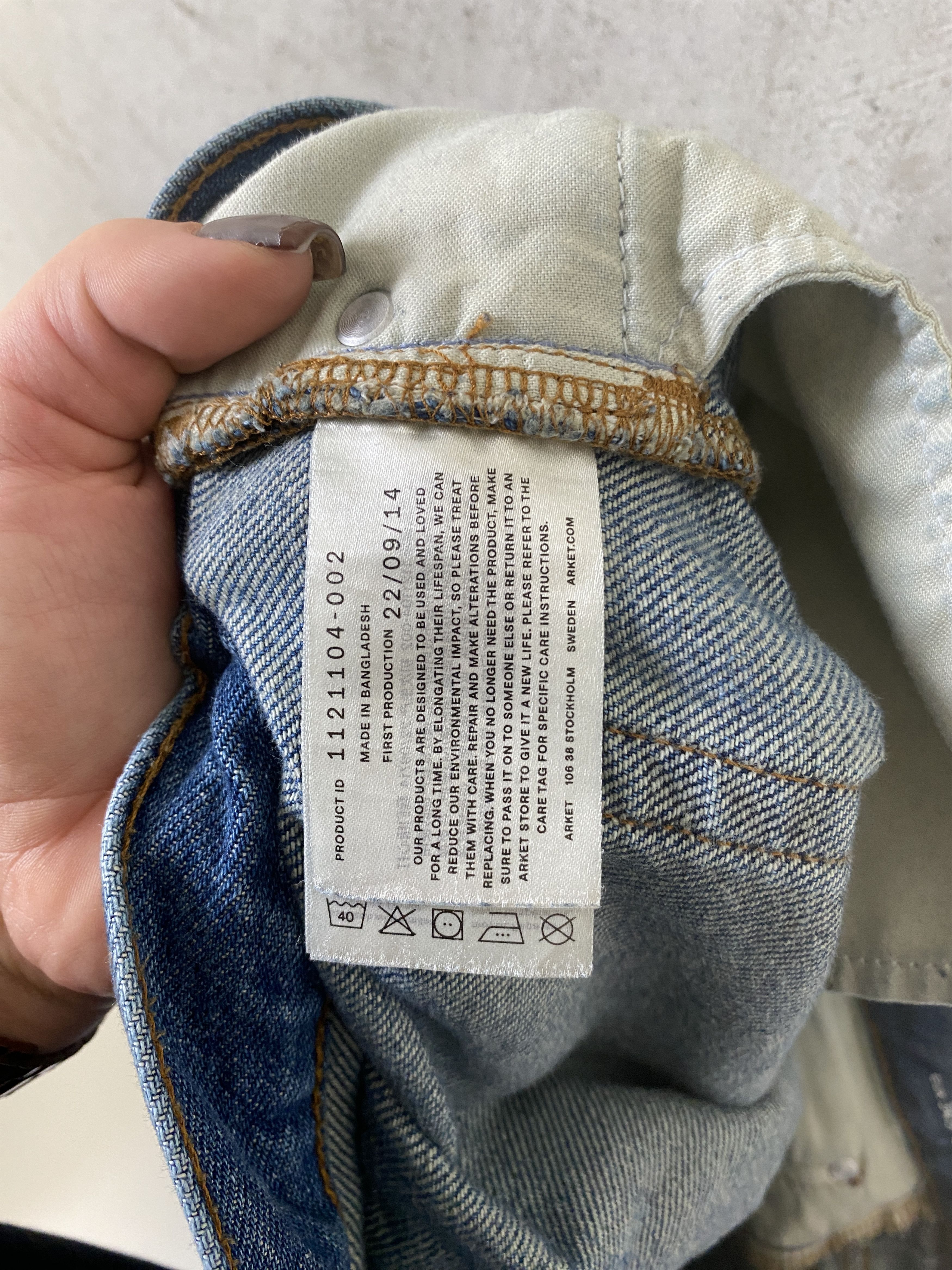 Arket Arket Coast Relaxed Tapered Jeans denim pants Size US 34 / EU 50 - 7 Thumbnail