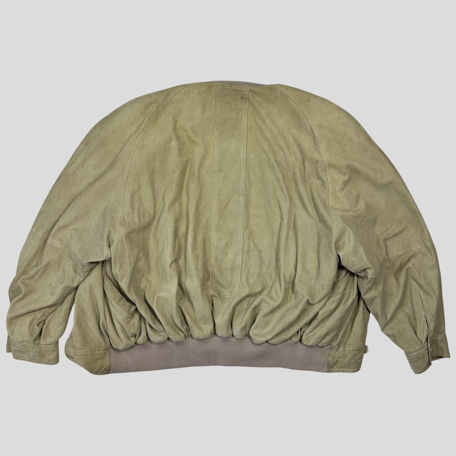 Gucci Gucci 1970’s Suede Leather Flannel Lined Flight Jacket - L Size US L / EU 52-54 / 3 - 6 Thumbnail