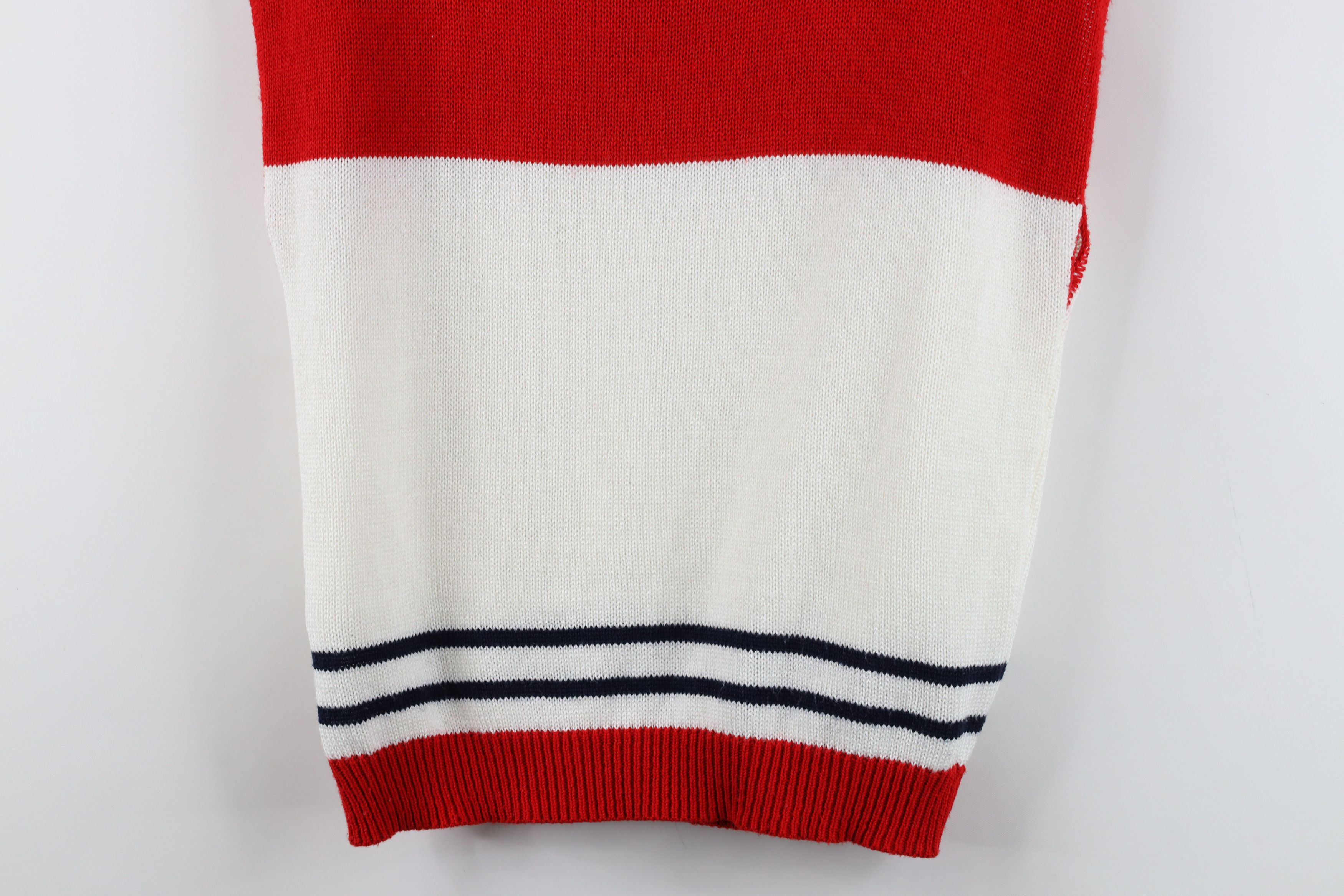 Vintage Vintage 70s 80s Streetwear Sailboat Knit Sweater Vest USA Size M / US 6-8 / IT 42-44 - 12 Thumbnail