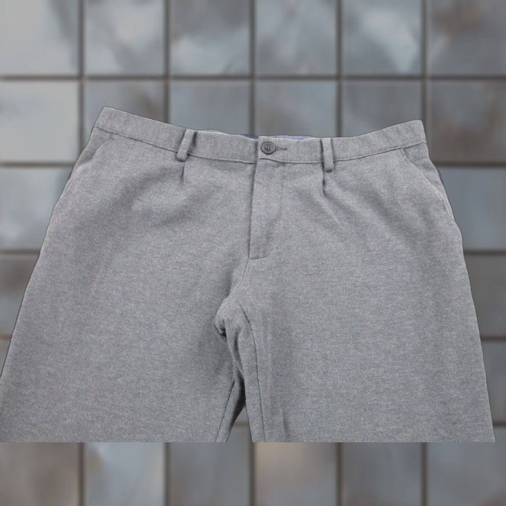 Harris Wharf London Harris Wharf London Pants Mens 36x28 Gray Preppy Academia Business Casual Dress Pants Straight Pockets IT 52 Vintage No Size US 36 / EU 52 - 1 Thumbnail
