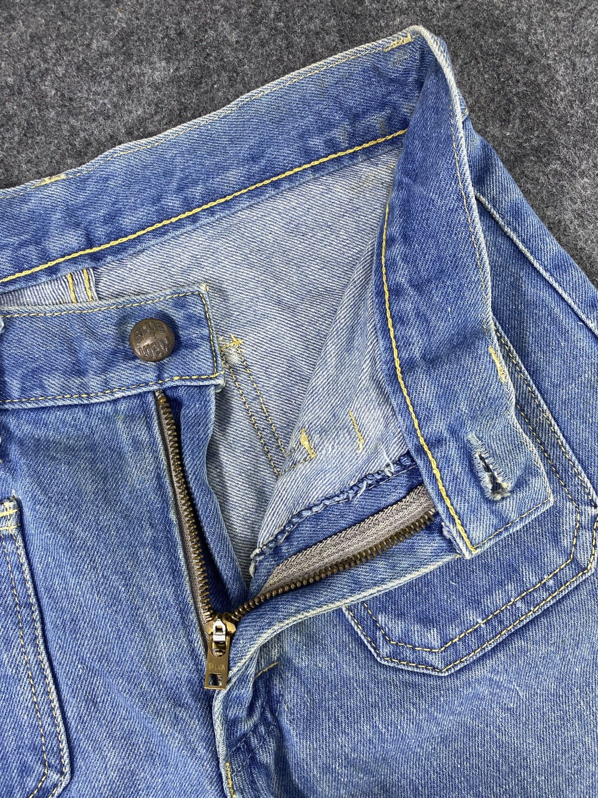 Jean Vintage Blue Way bootcut Jeans - J1028 Size 28" / US 6 / IT 42 - 7 Thumbnail