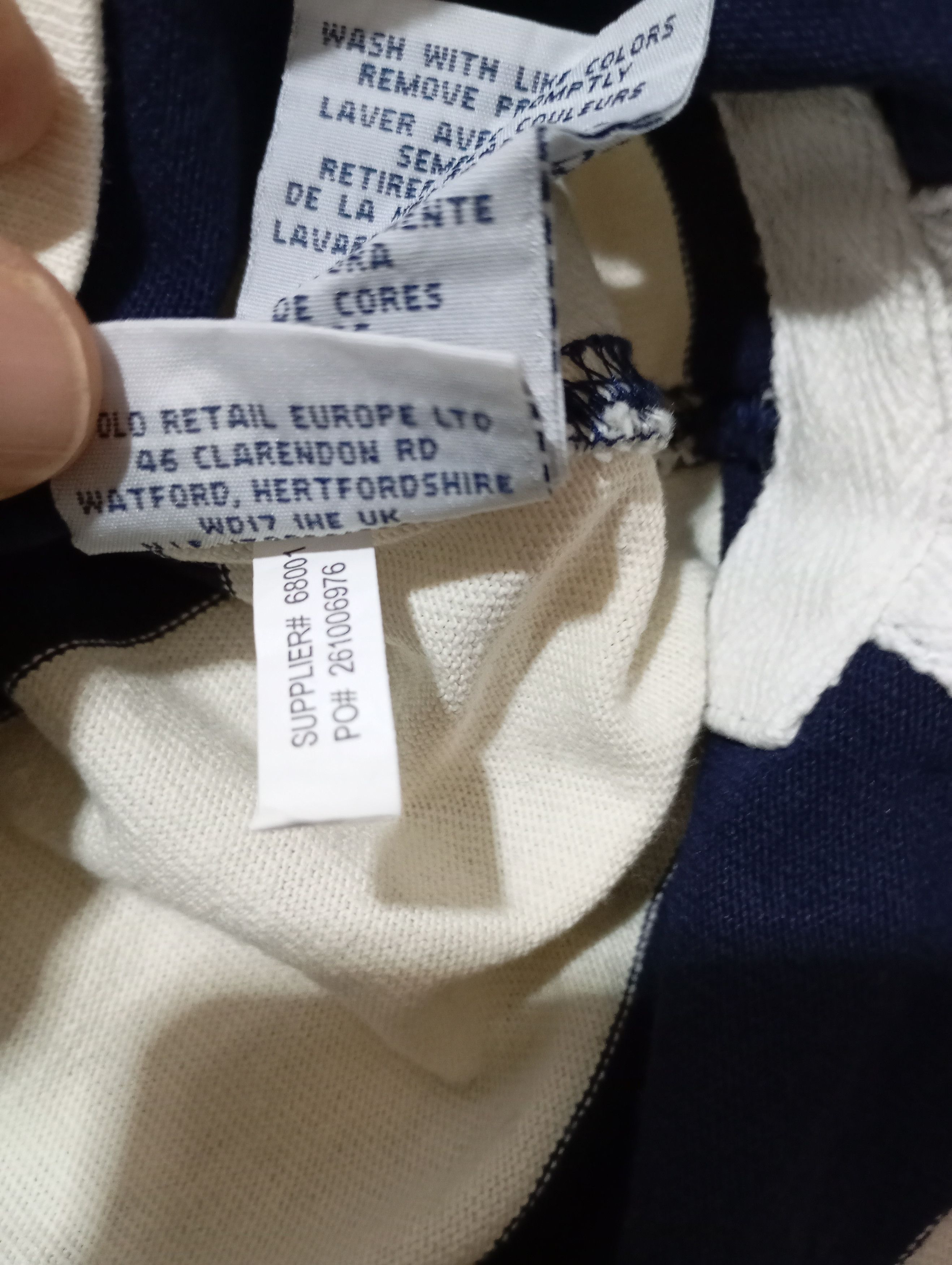 Polo Ralph Lauren Vintage Polo Ralph Lauren Striped Boxy Rugby Hooded Shirt Size US XXL / EU 58 / 5 - 10 Thumbnail