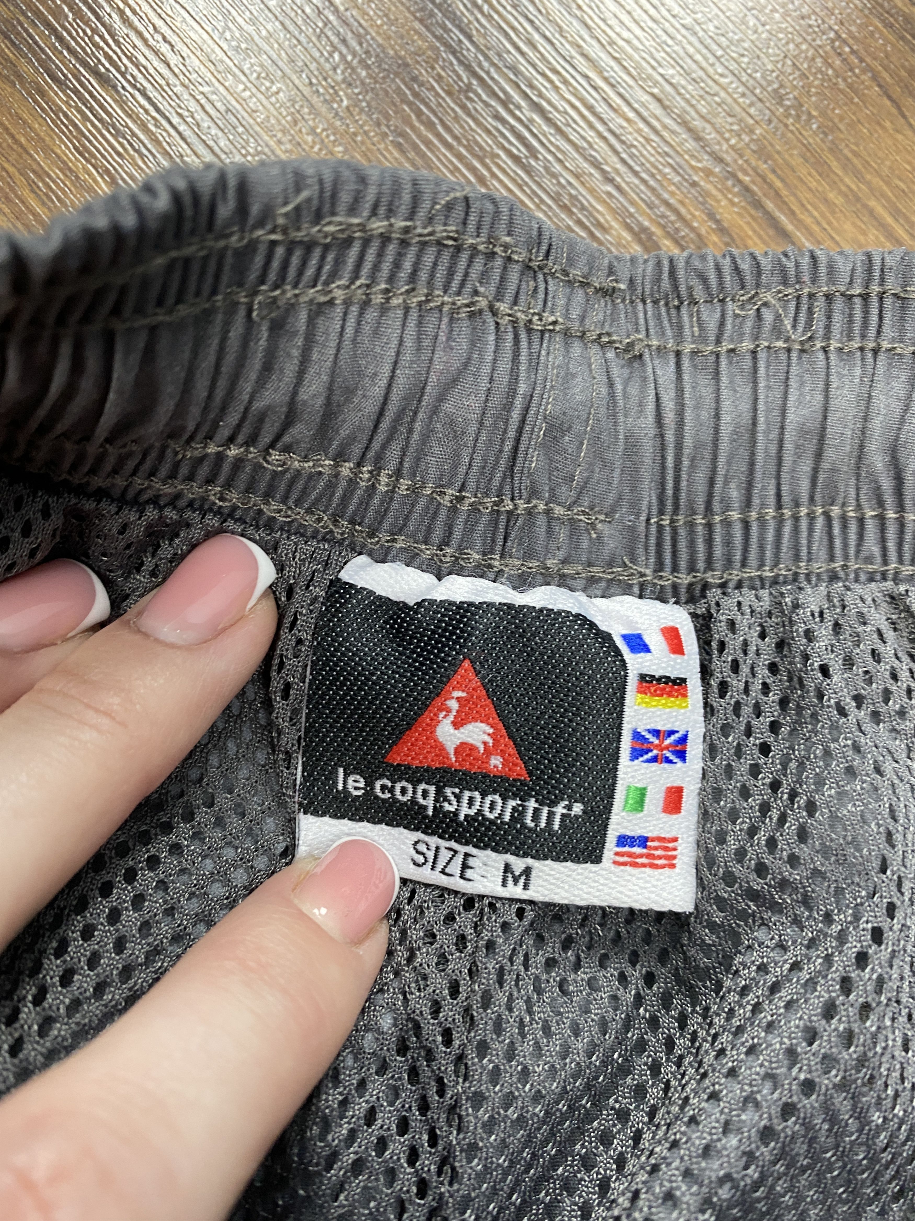 20471120 Le Coq Sportif 90s Vintage Mens Baggy Cargo Pants Size US 32 / EU 48 - 4 Thumbnail