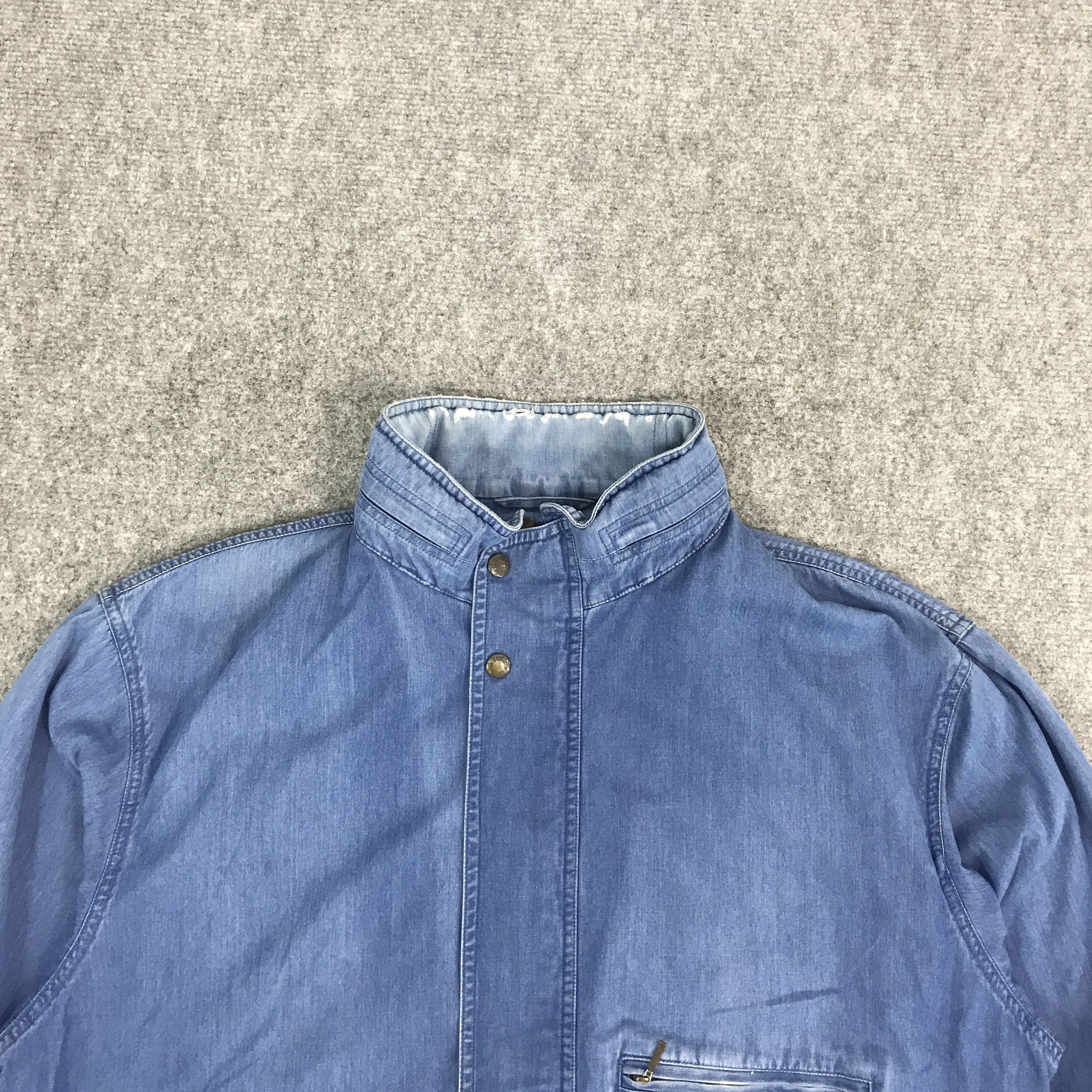 Burberry × Vintage BURBERRYS DISTRESSED BLUE JACKET Size US L / EU 52-54 / 3 - 3 Thumbnail