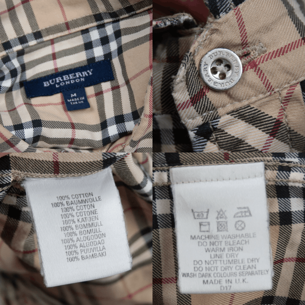 Burberry 00S Logo Nova Check Plaid Longsleeve Shirt Size US M / EU 48-50 / 2 - 15 Thumbnail