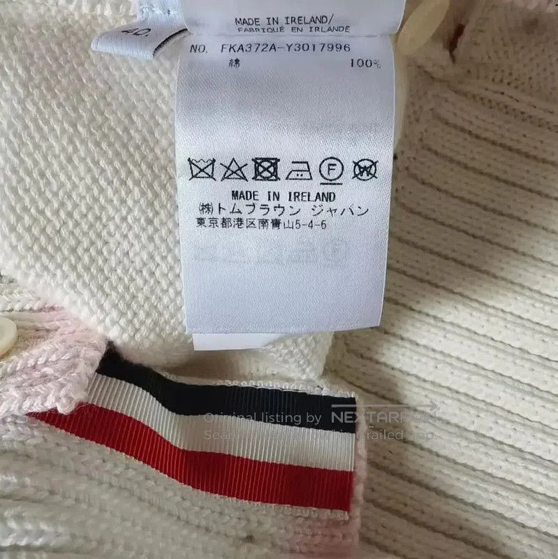 Thom Browne Thom Browne White Knit Sweater for Women . Size L / US 10 / IT 46 - 5 Thumbnail