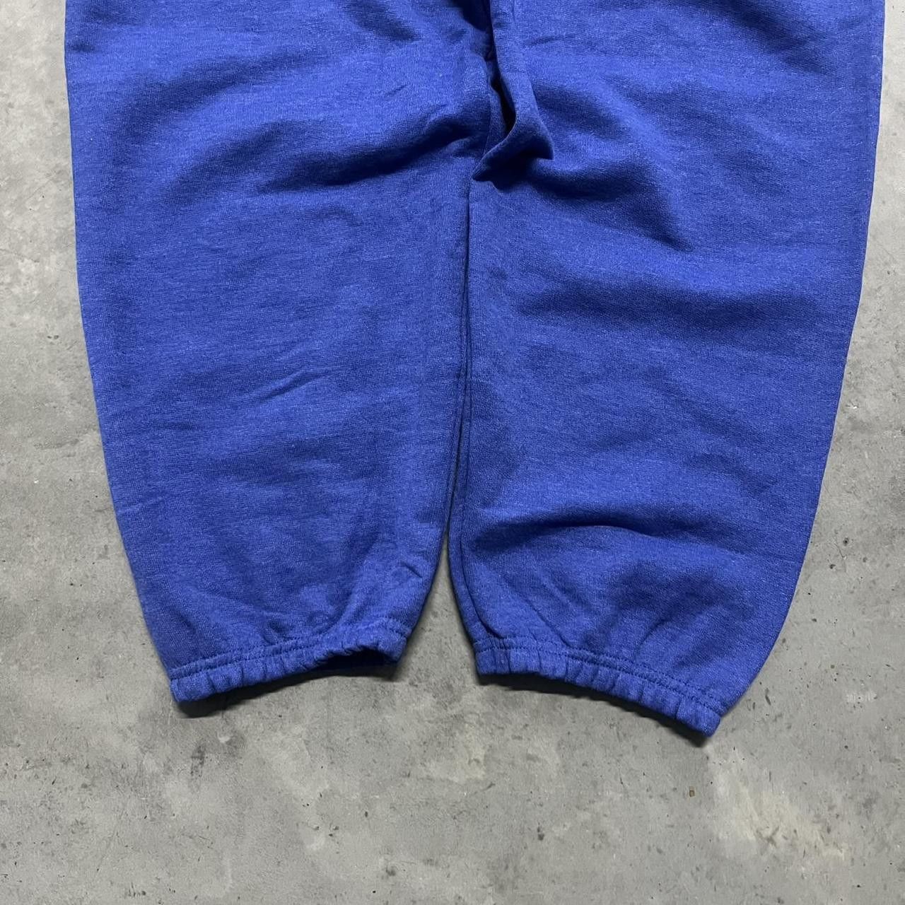 Vintage Crazy Vintage Y2K/2000s Baggy Royal Blue Sweatpants with adjustable waistband and drawstring! Size US 36 / EU 52 - 4 Thumbnail