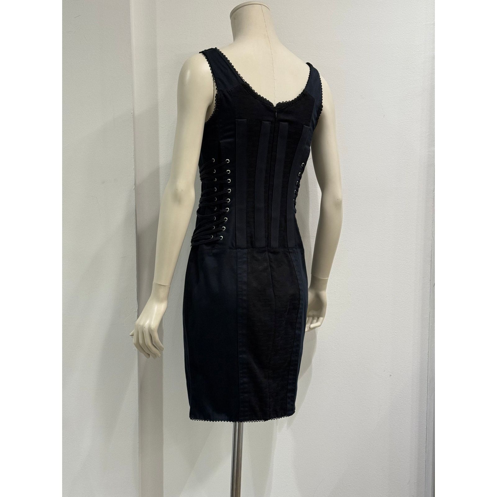 Dolce & Gabbana S/S2004 Dolce & Gabbana bondage corseted dress Size M / US 6-8 / IT 42-44 - 3 Thumbnail