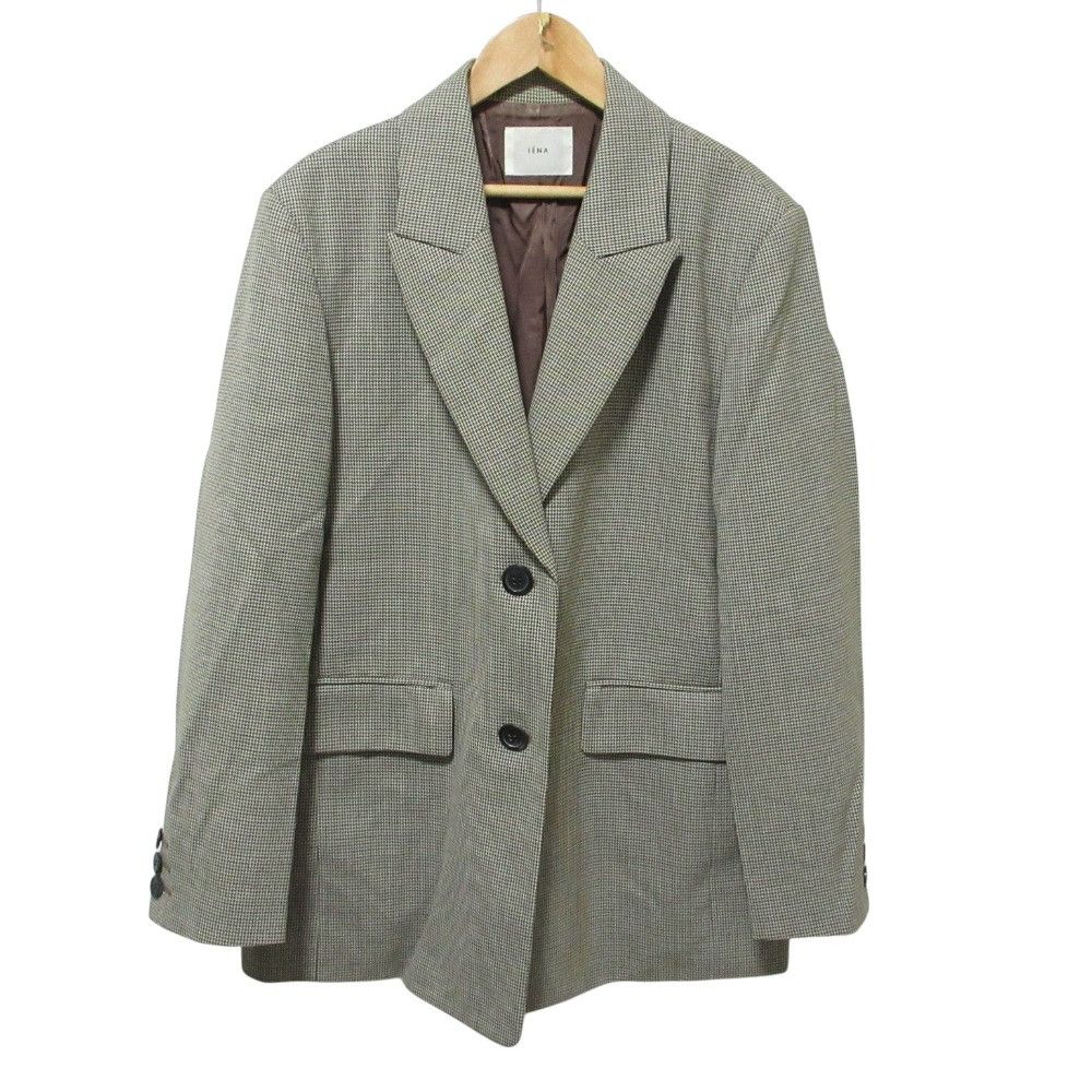 Other Other IENA Houndstooth Wool Tailored Jacket Textile Outerwear DUTY FREE for USA Size ONE SIZE - 1 Thumbnail