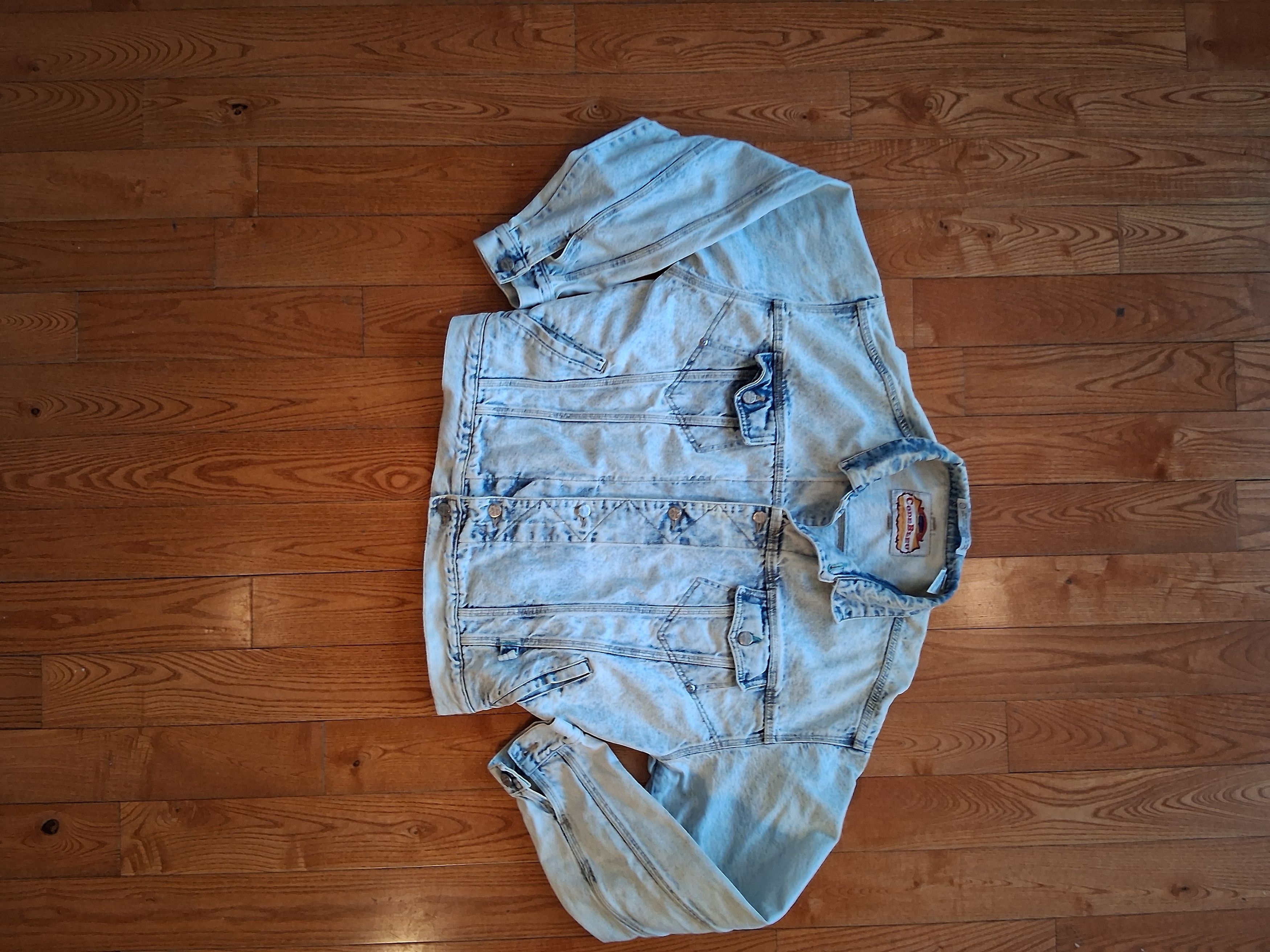 Vintage Japanese Denim Code Bleu Denim Trucker Jasket 1980's