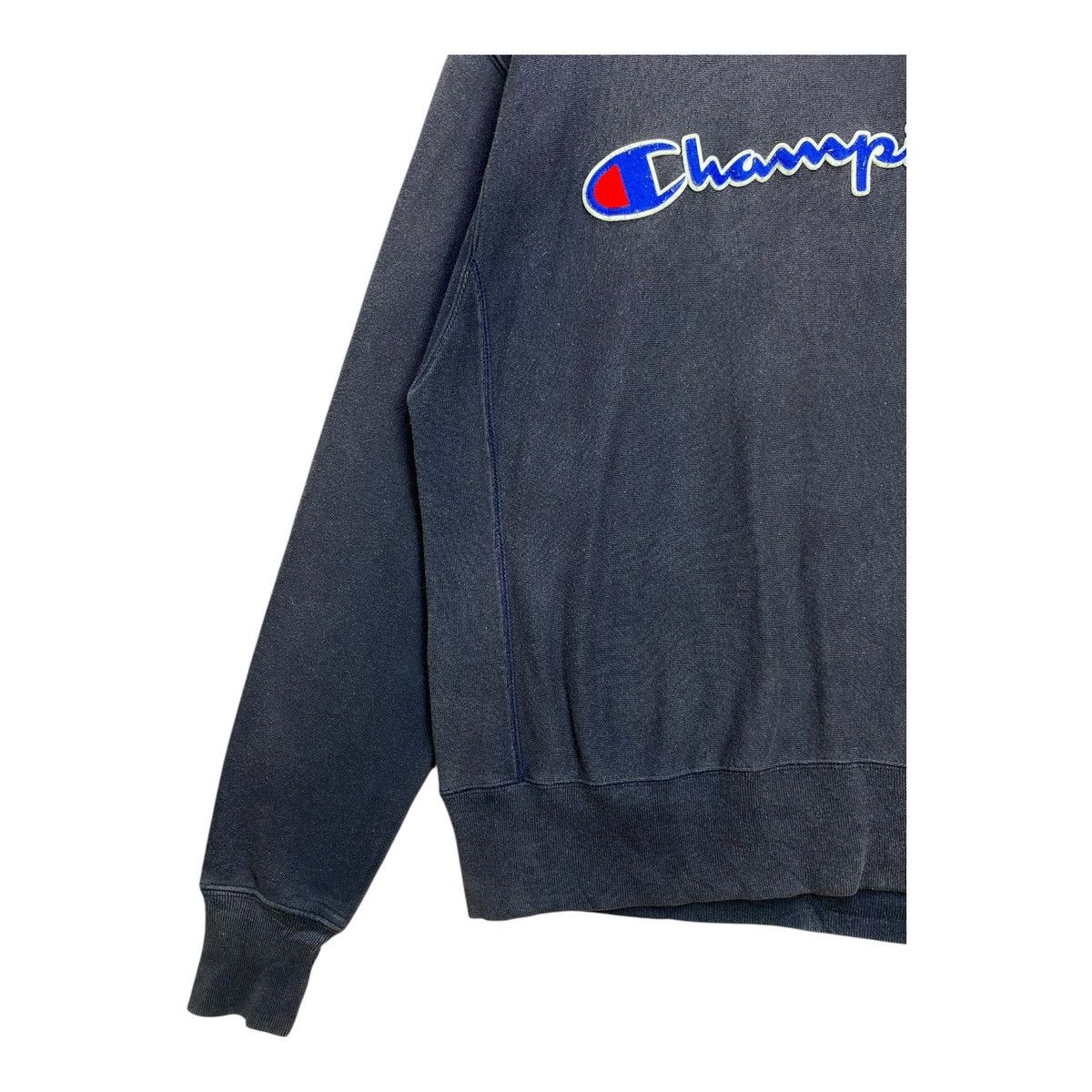 Champion Champion Reverse Weave Sweatshirt Spellout Blue Size M Size US M / EU 48-50 / 2 - 3 Thumbnail