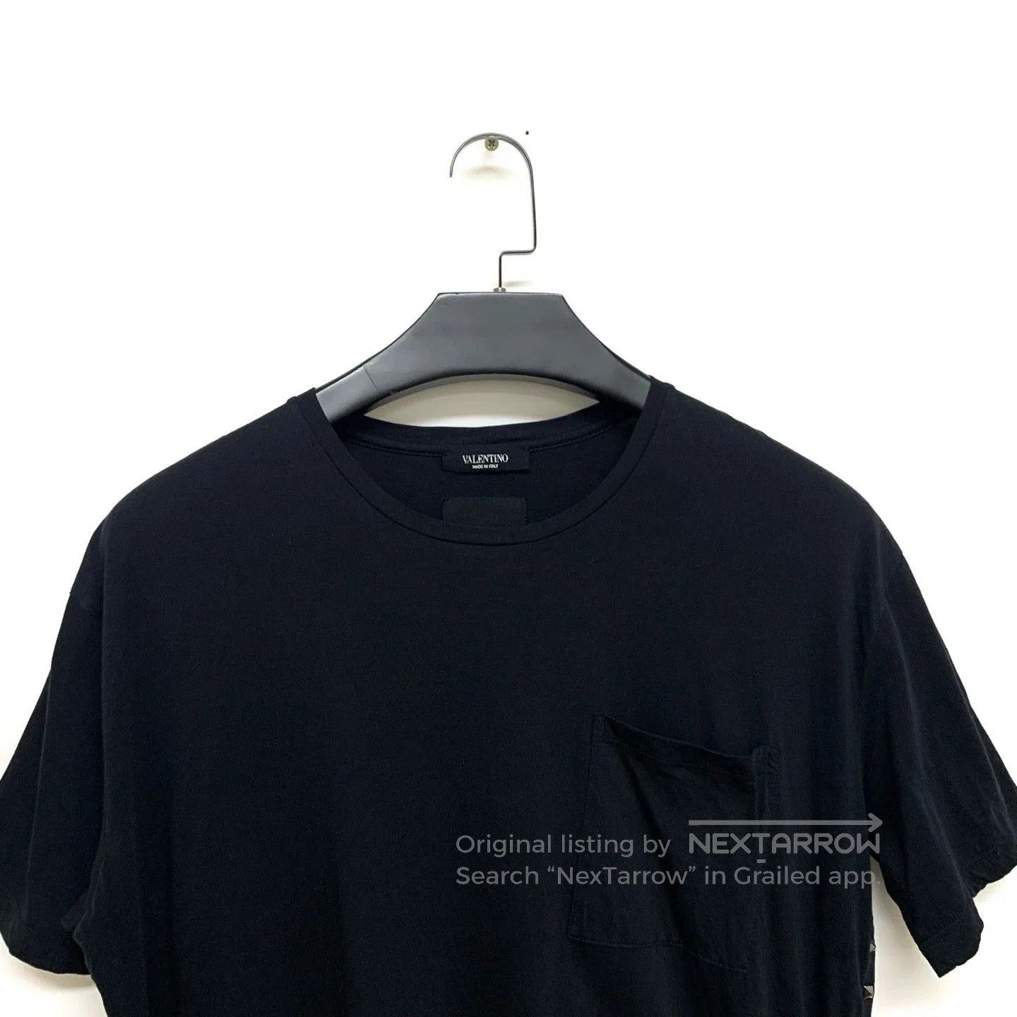 Valentino classic black studded short sleeve t-shirt. Size US XL / EU 56 / 4 - 5 Thumbnail