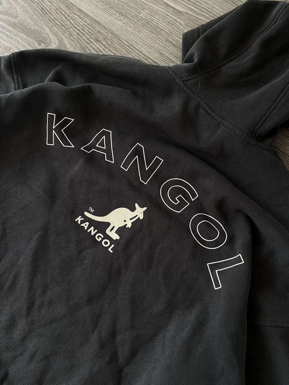 Designer × H&M × Kangol ‼️Rare Oversized Big Logo Kangol x H&M Distressed Hoodie‼️ Size US M / EU 48-50 / 2 - 2 Thumbnail