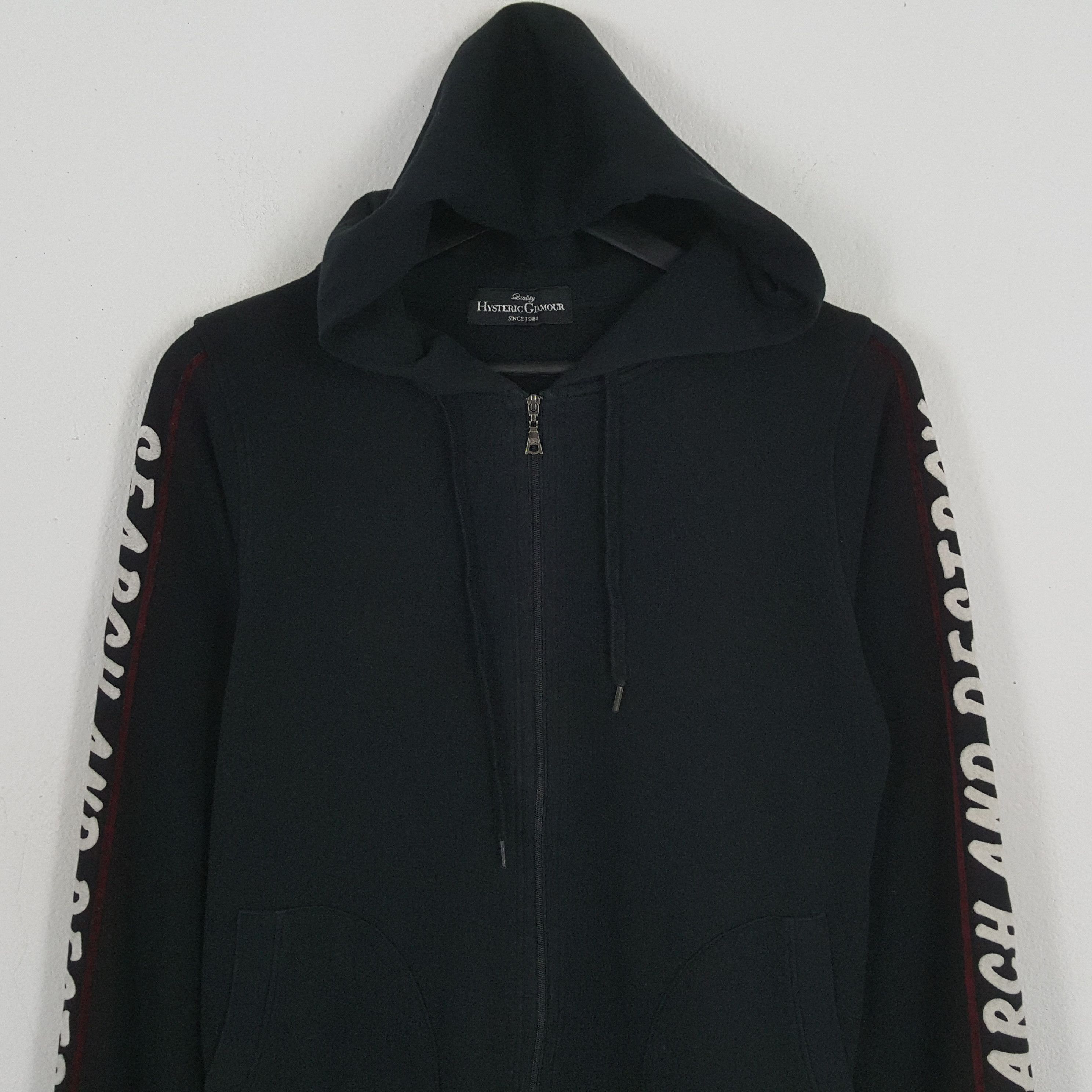 Hysteric Glamour × Japanese Brand × Vintage HYSTERIC GLAMOUR Japanese Brand Custom Art Zipper Hoodies Size XS / US 0-2 / IT 36-38 - 4 Thumbnail