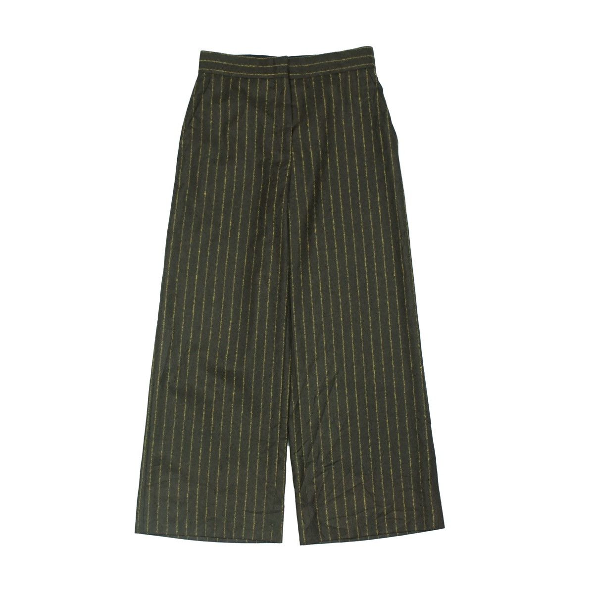 image of Italian Designers Genny Italy Wool Palazzo Wide Pants, Women's (Size 27)