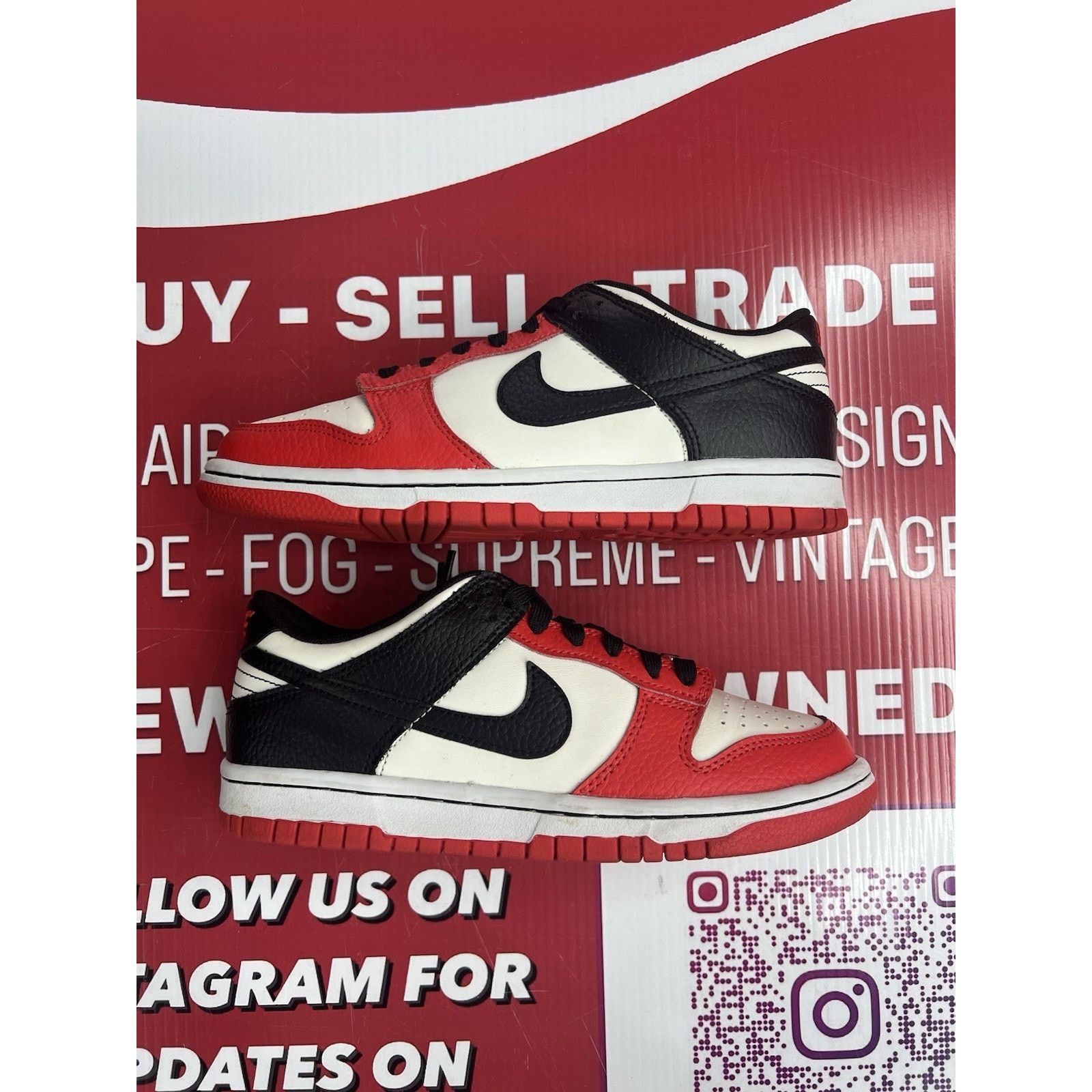 Nike Nike Dunk NBA 75th Anniversary Chicago Size 5Y (DO6288-100) Size US 5 / EU 37 - 2 Thumbnail