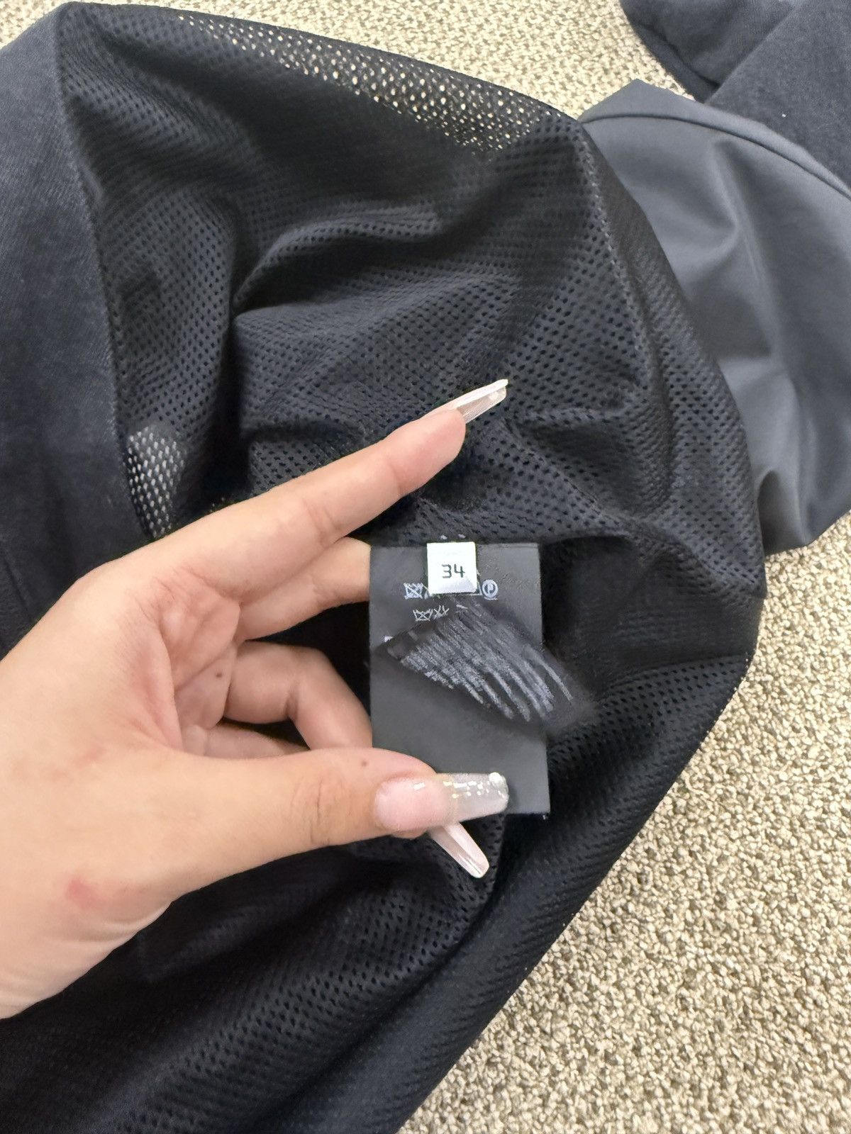 Balenciaga BALENCIAGA Black Logo Zip-Up Track Jacket Size XXS / US 00 / IT 34 - 4 Thumbnail