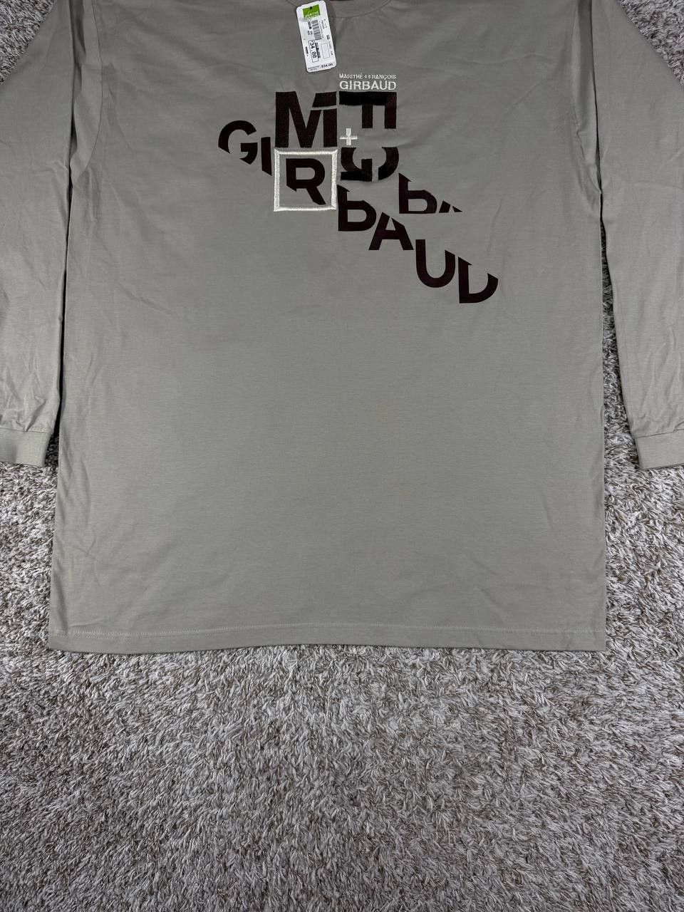 Marithe + Francois Girbaud Y2K Marithé François Girbaud Print Logo Long Sleeve Hip Hop Size US XXL / EU 58 / 5 - 3 Thumbnail