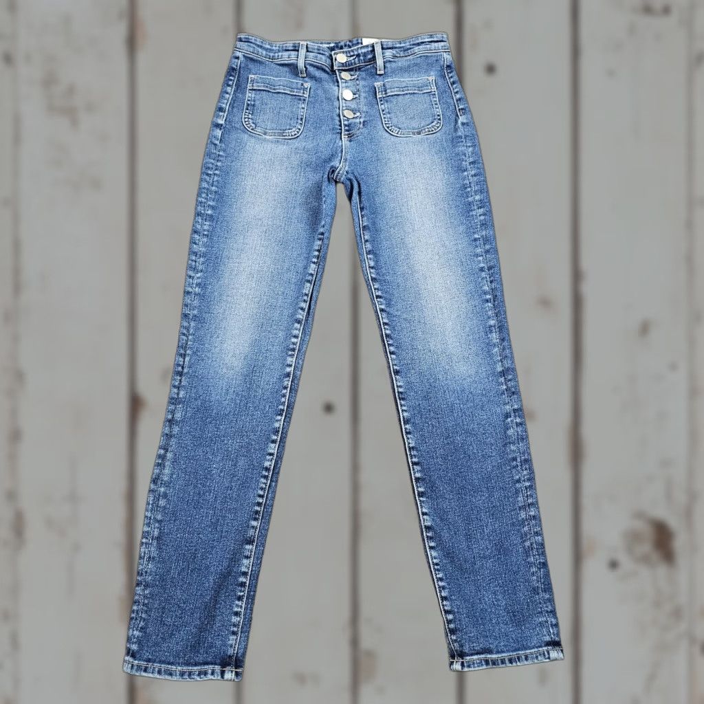 Vintage VINTAGE Adriano Goldschmied Jeans Women Adult Medium Blue Slim Ankle Stretch Denim 90s Womens Size 25" / US 0 / IT 36 - 1 Thumbnail
