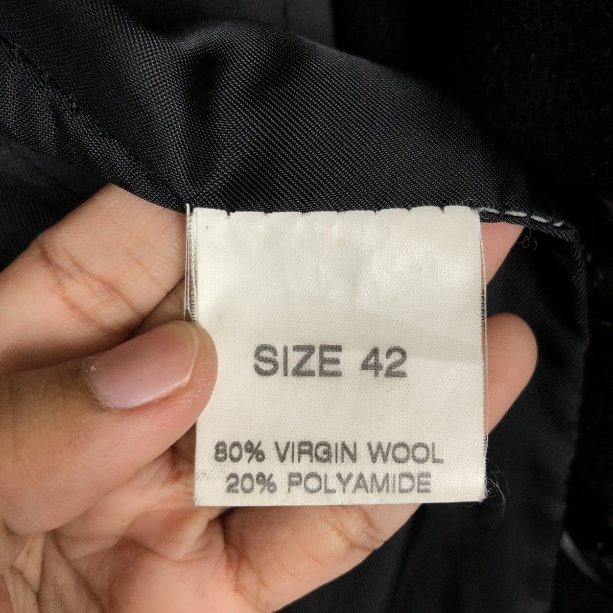 Japanese Brand 🔥Luxury Pick Long Wool Jacket Tagliente Made in Italy Size US M / EU 48-50 / 2 - 15 Thumbnail