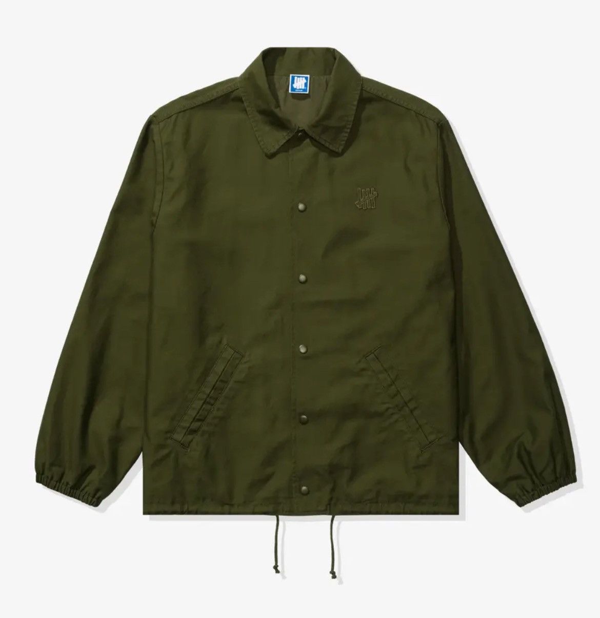 Streetwear Undefeated Vintage Undefeated Sateen Coaches Jacket Olive Brand New DS Grailed