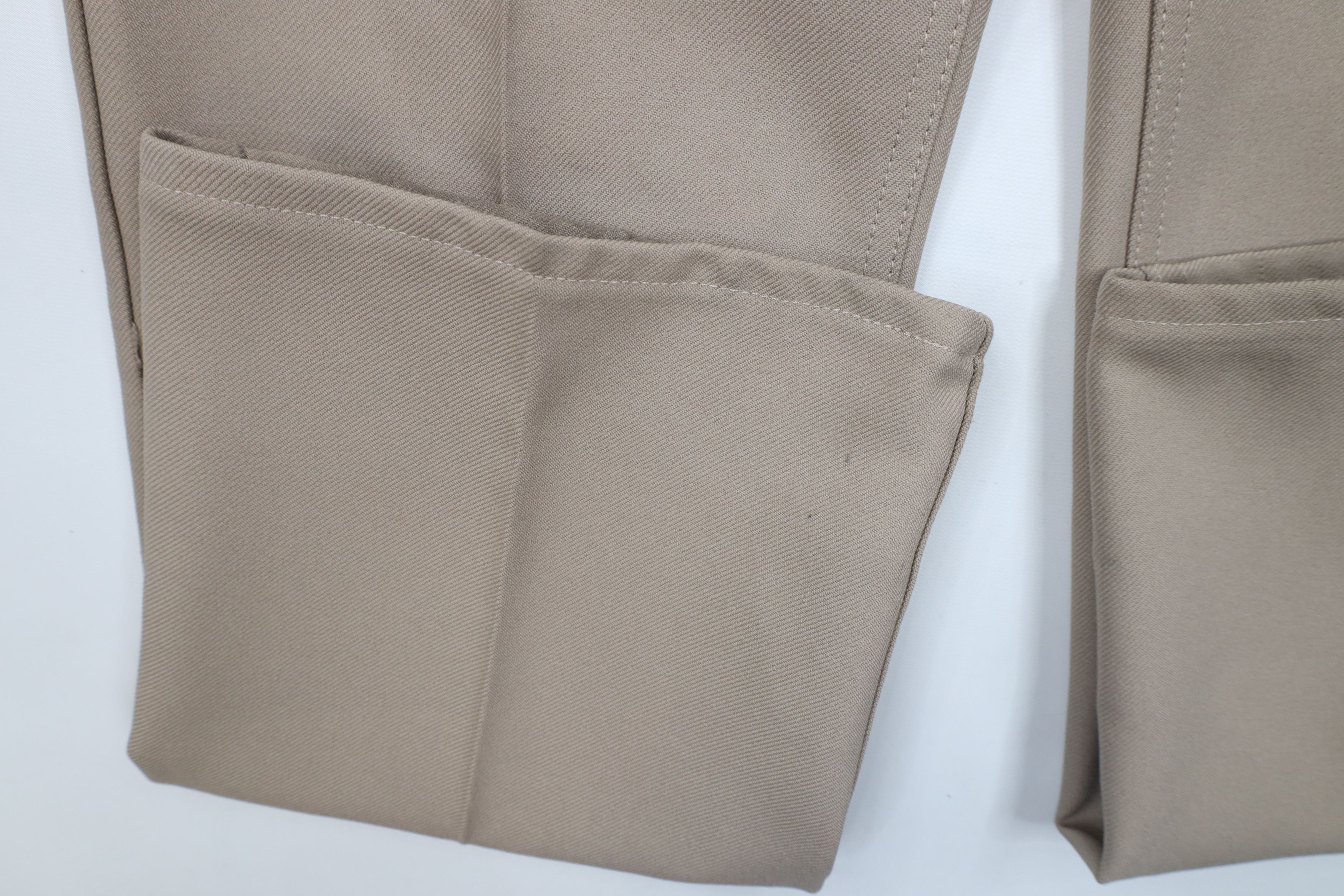 Vintage × Wrangler Vintage 90s Wrangler Knit Western Wide Leg Chino Pants Beige Size US 36 / EU 52 - 10 Thumbnail