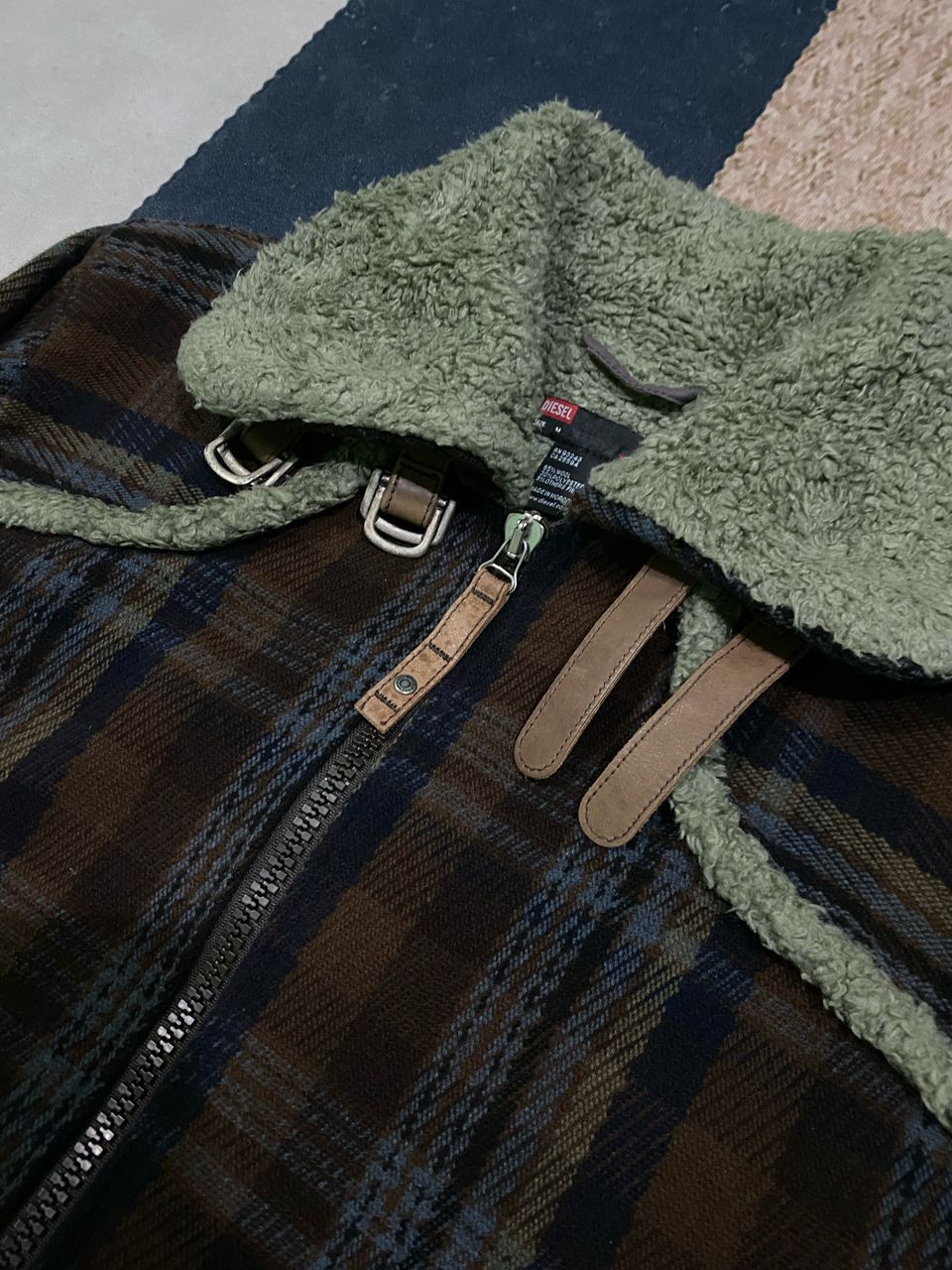 Diesel × Japanese Brand DIESEL SHEARLING STYLE JACKET Size US L / EU 52-54 / 3 - 4 Thumbnail