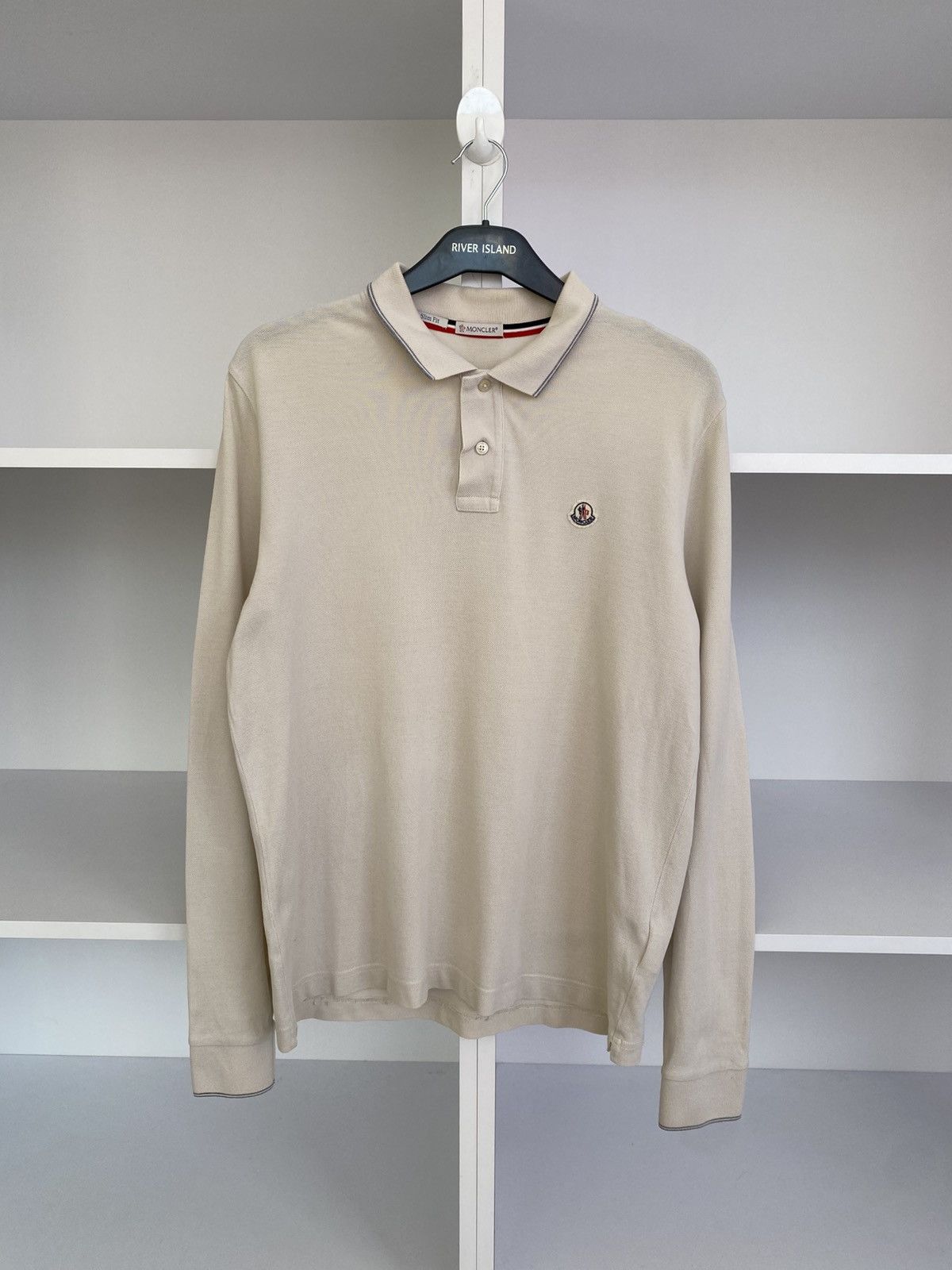 Vintage Moncler long sleeve Polo Shirt