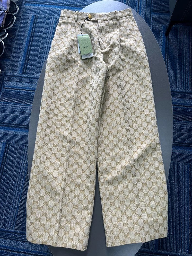 Gucci Gucci Full-print denim suit trousers 2504-Nextarrow Size US 36 / EU 52 - 1 Thumbnail