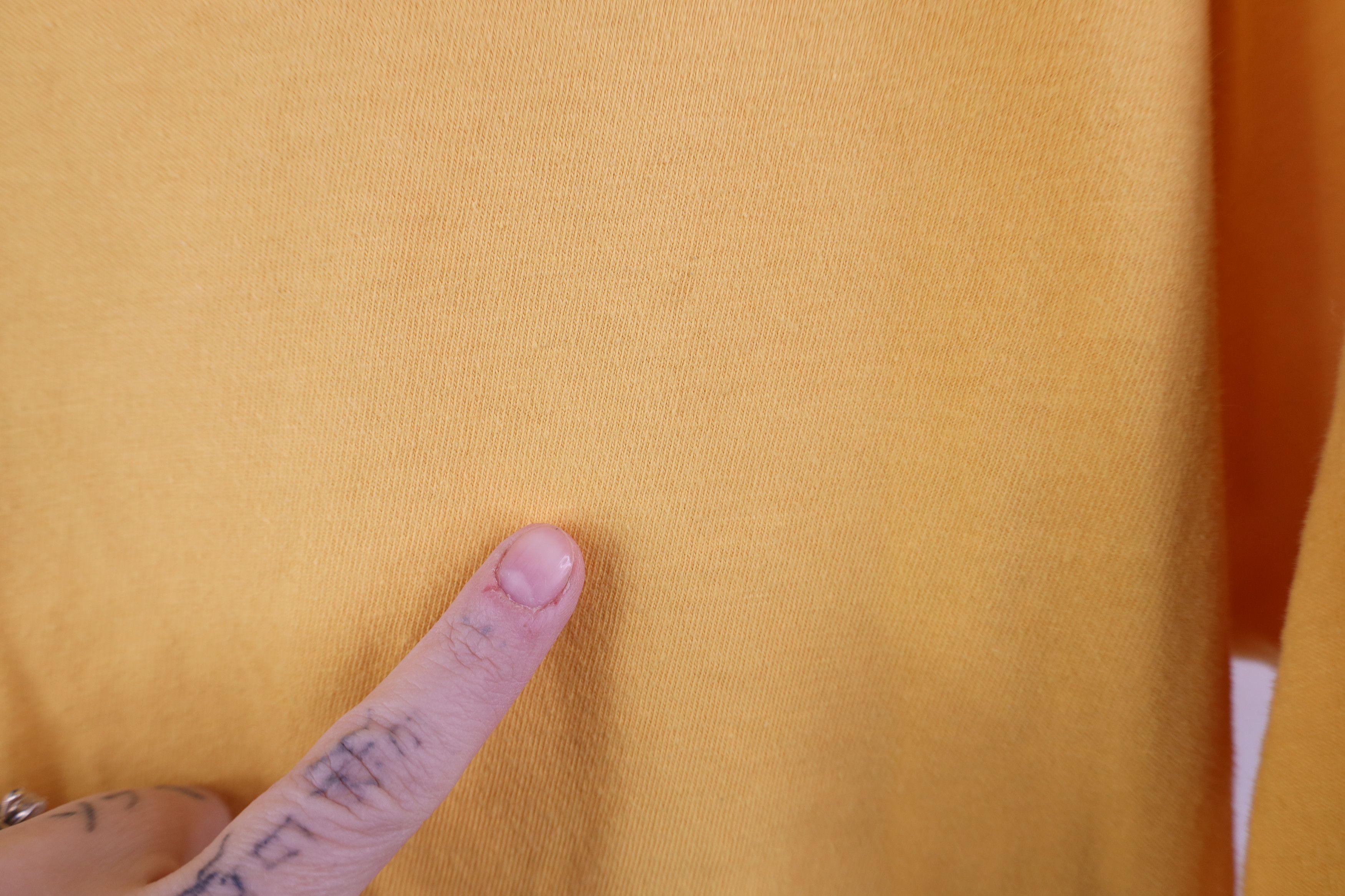 Gap Vintage 90s Gap Pigment Dye V-Neck T-Shirt Yellow Cotton USA Size US S / EU 44-46 / 1 - 4 Thumbnail