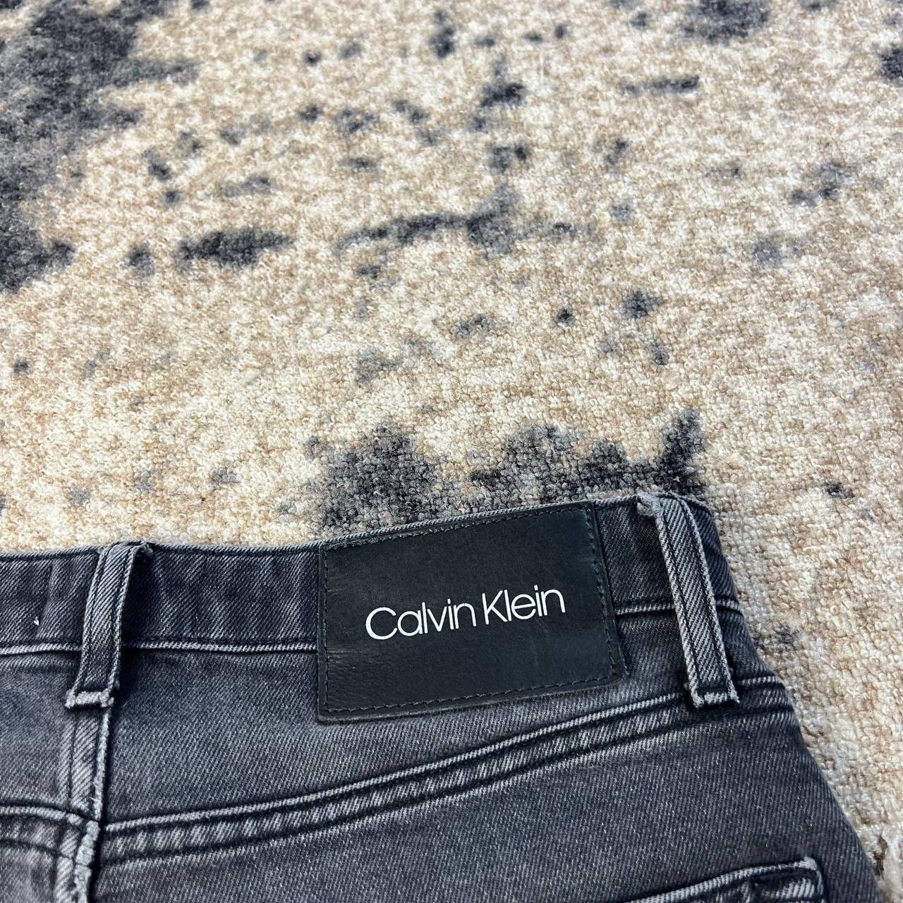 Calvin Klein Calvin Klein Tapeted Fit Grey Denim Jeans Streetwear Style Size US 30 / EU 46 - 6 Thumbnail