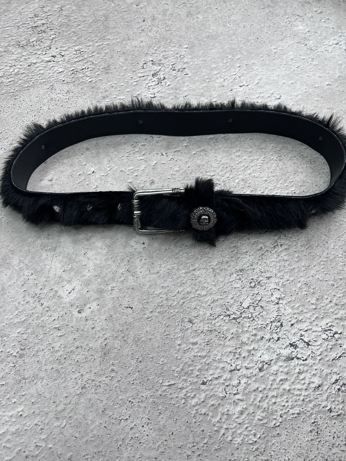 Hysteric Glamour × If Six Was Nine VINTAGE AVANT-GARDE GOTHIC LEATHER BELT RICK OWENS STYLE Size ONE SIZE - 3 Thumbnail