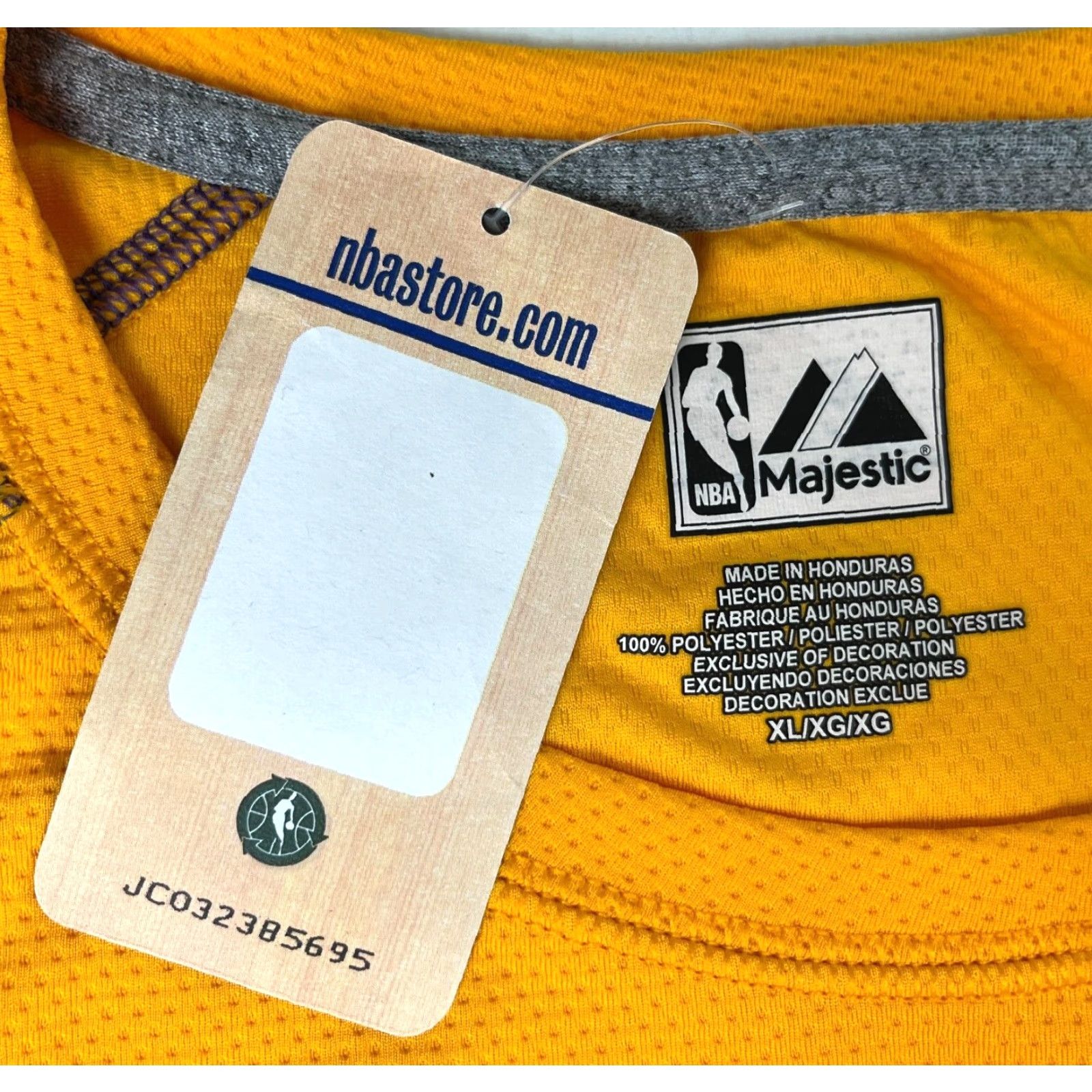 NBA Majestic Kobe Bryant Los Angeles Lakers #24 T-Shirt XL Yellow Men Sports Created 2013 80s-90s Theme Girls Mens Size US XL / EU 56 / 4 - 5 Thumbnail