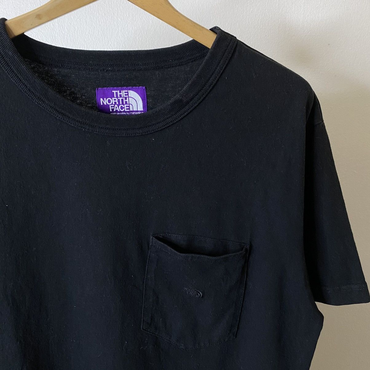 Nanamica × The North Face Purple Label Single Pocket Black T Shirt Streetwear Style Size US L / EU 52-54 / 3 - 2 Thumbnail