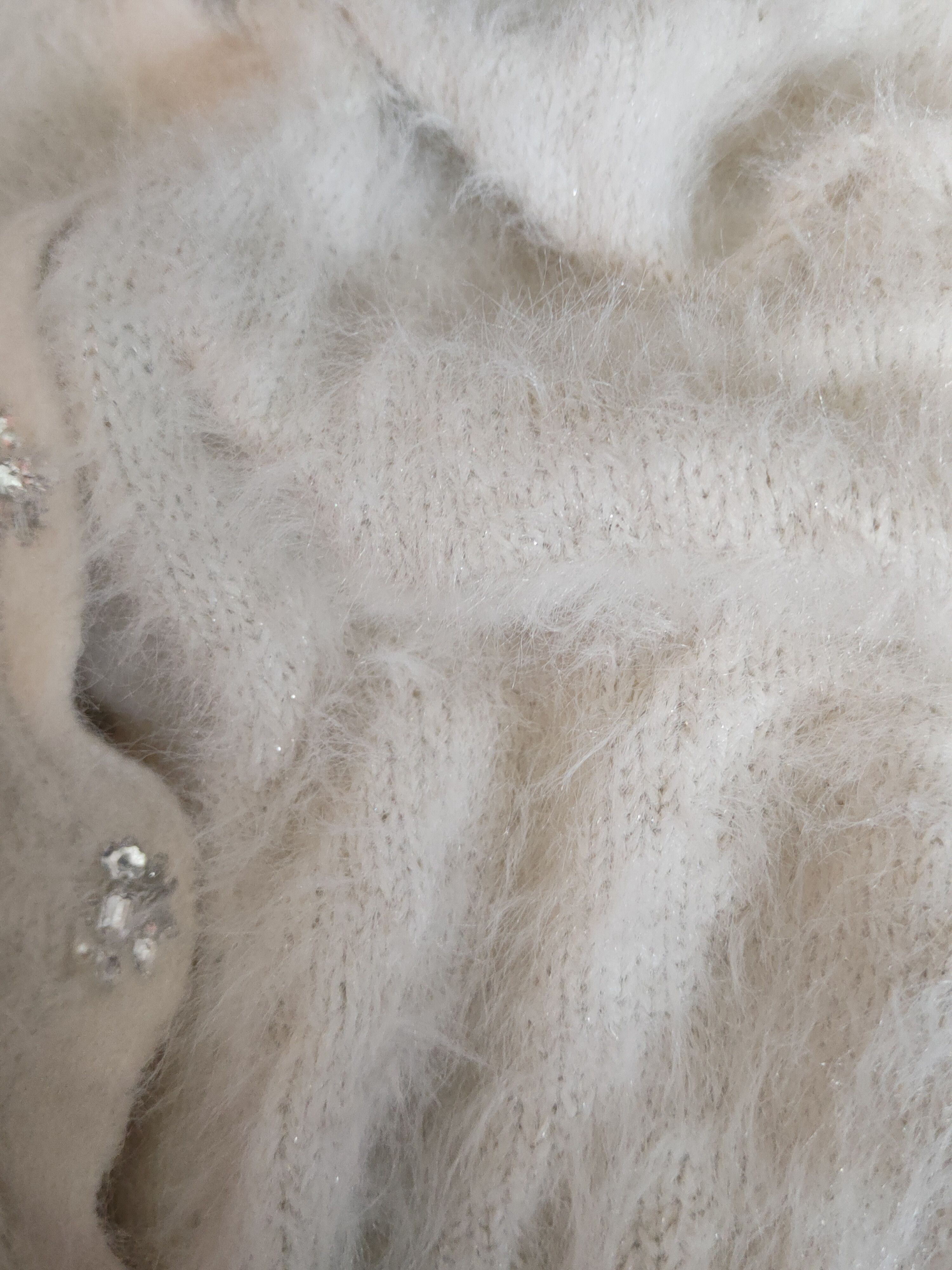 Homespun Knitwear × Japanese Brand May Pretty White Shag Shaggy Fur Mohair Knitwear #S1963 Size XS / US 0-2 / IT 36-38 - 10 Thumbnail