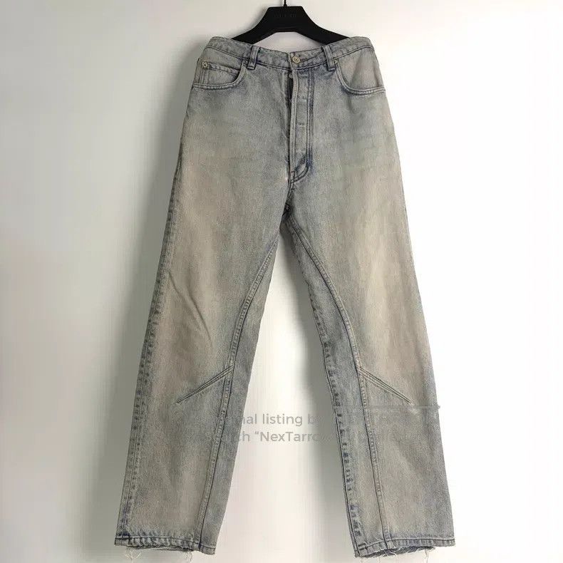 Balenciaga Balenciaga Straight Fit Denim Pants Size US 29 - 1 Thumbnail