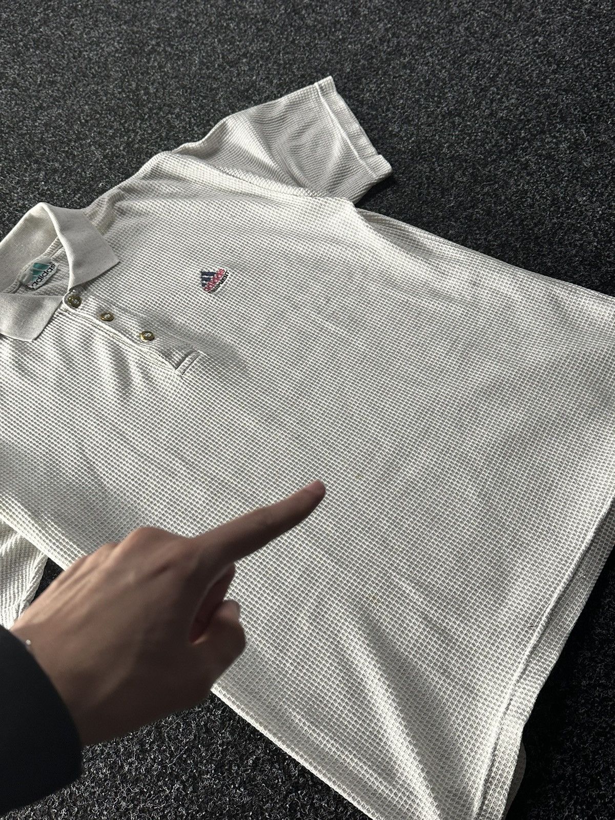 Adidas × Vintage VINTAGE 90s ADIDAS EQUIPMENT POLO WITH LOGO LIKE WEST GERMAN Size US XL / EU 56 / 4 - 8 Thumbnail
