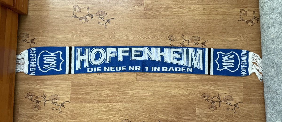 Vintage Vintage Hoffenheim Bundesliga Blue Football soccer scarf Size ONE SIZE - 3 Thumbnail