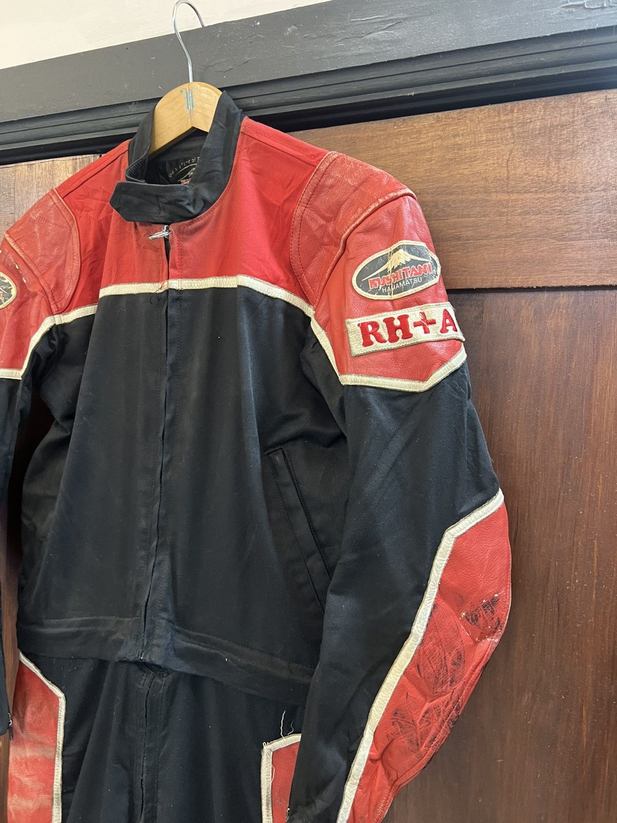 Japanese Brand Kushitani Hamamatsu Racing Team Overall Big Logo Embroidered Size US 34 / EU 50 - 3 Thumbnail