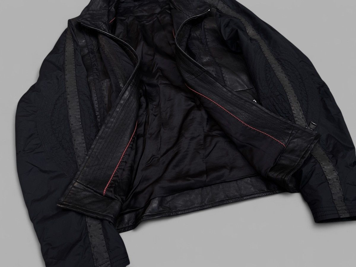 Handmade 🔥Rare KAPRAUN Hand Made Leather Nylon Jacket Y2K Size US L / EU 52-54 / 3 - 21 Thumbnail