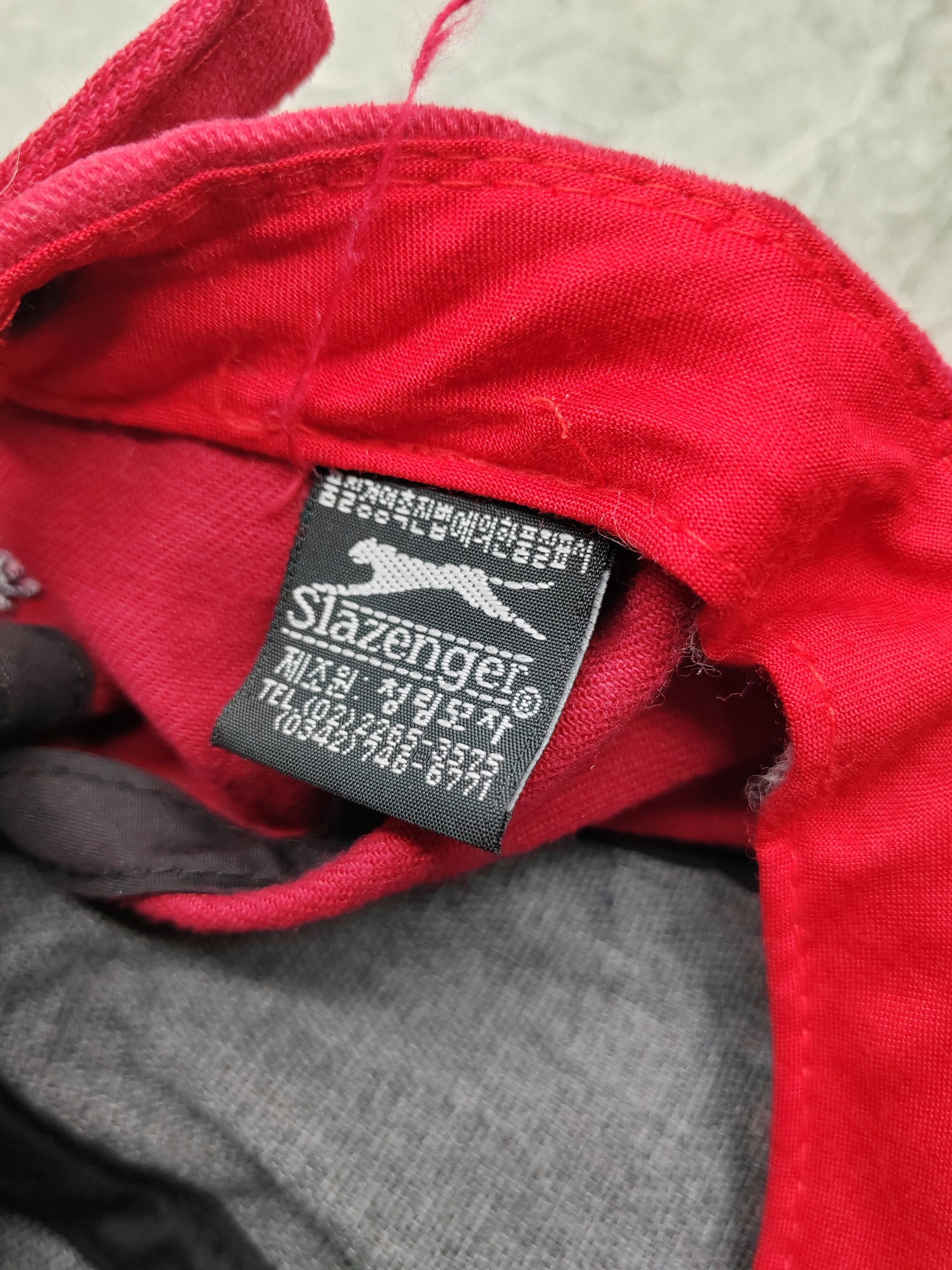Japanese Brand Vintage Slazenger Cap Hat Size ONE SIZE - 5 Thumbnail