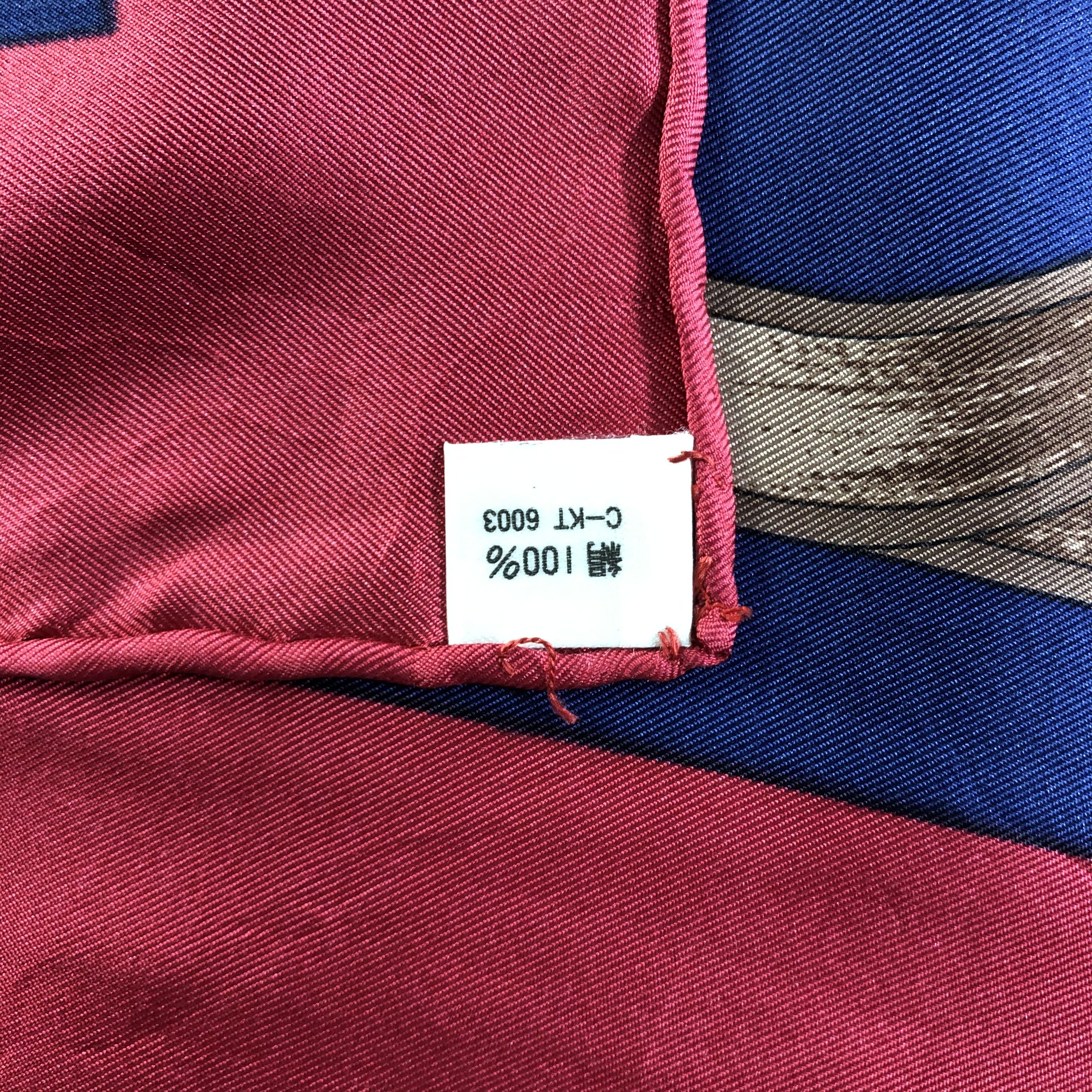 Vintage Vintage F.Vergano Silk Scarf Size ONE SIZE - 5 Thumbnail