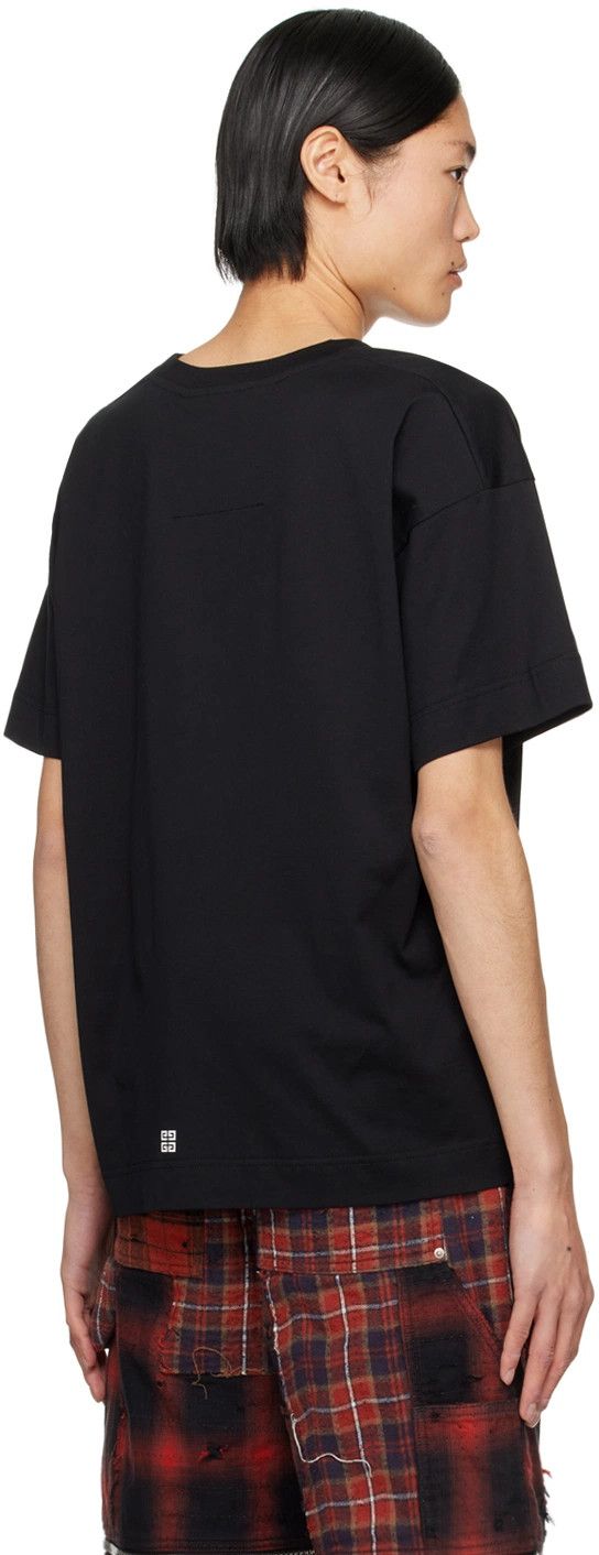 Givenchy Black Reflective Lightning Logo Oversized T-Shirt Size US L / EU 52-54 / 3 - 5 Thumbnail