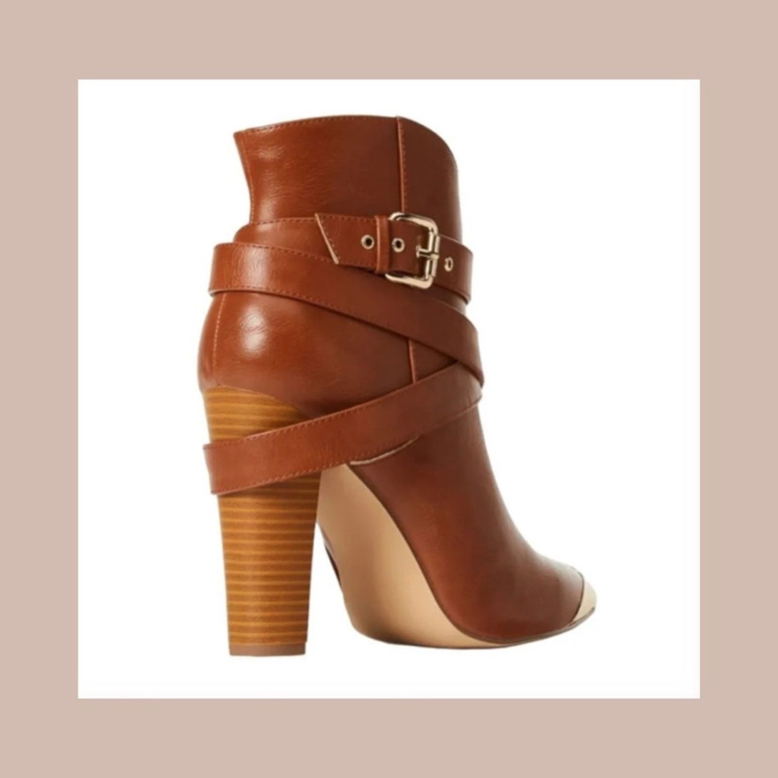 Fenton Shoe Dazzle Stevie Heeled Ankle Boot in Brown Size US 8 / IT 38 - 8 Thumbnail