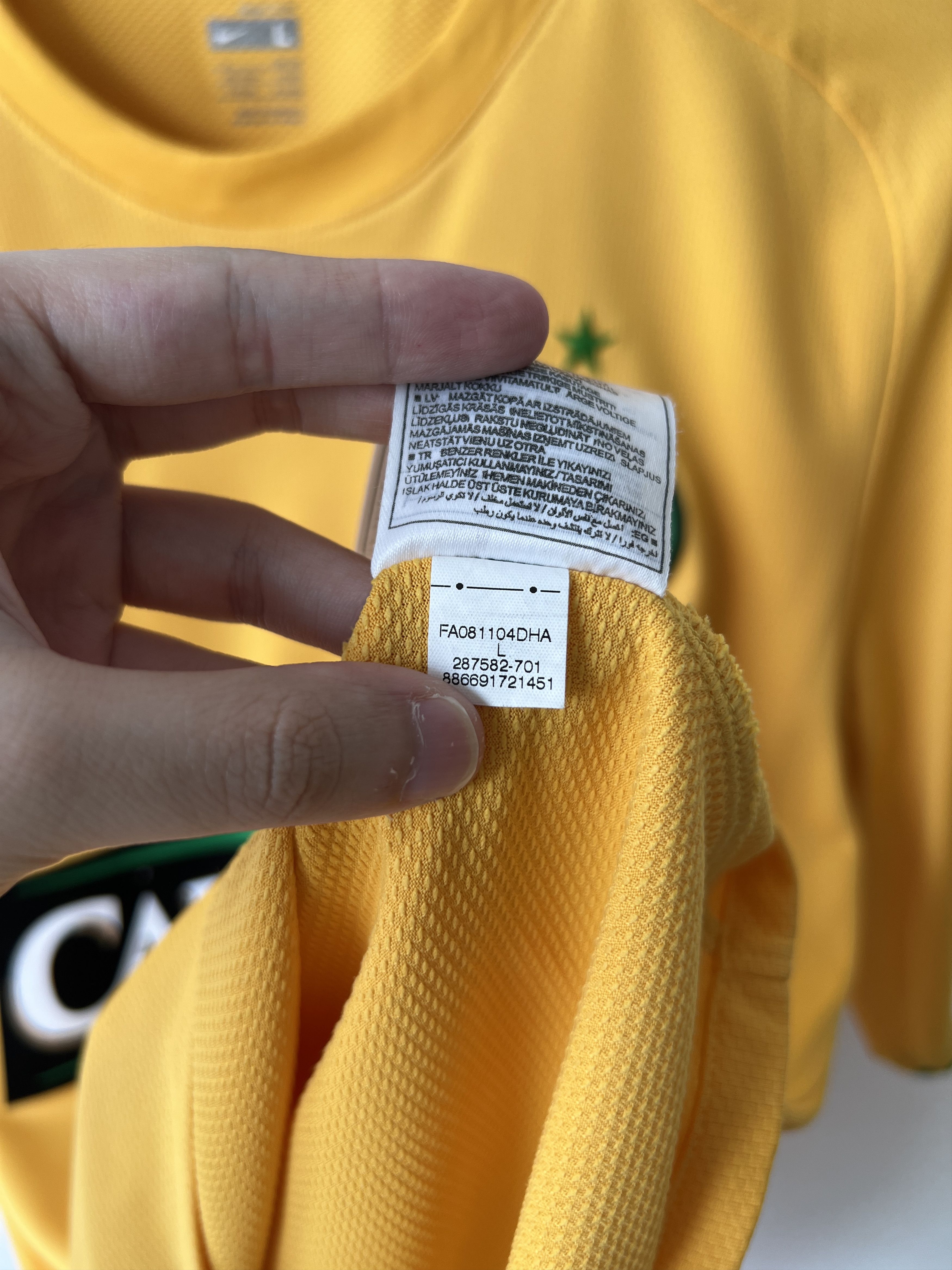 Nike (L) Celtic 2008-09 Away Kit Nakamura #25 Size US L / EU 52-54 / 3 - 4 Thumbnail