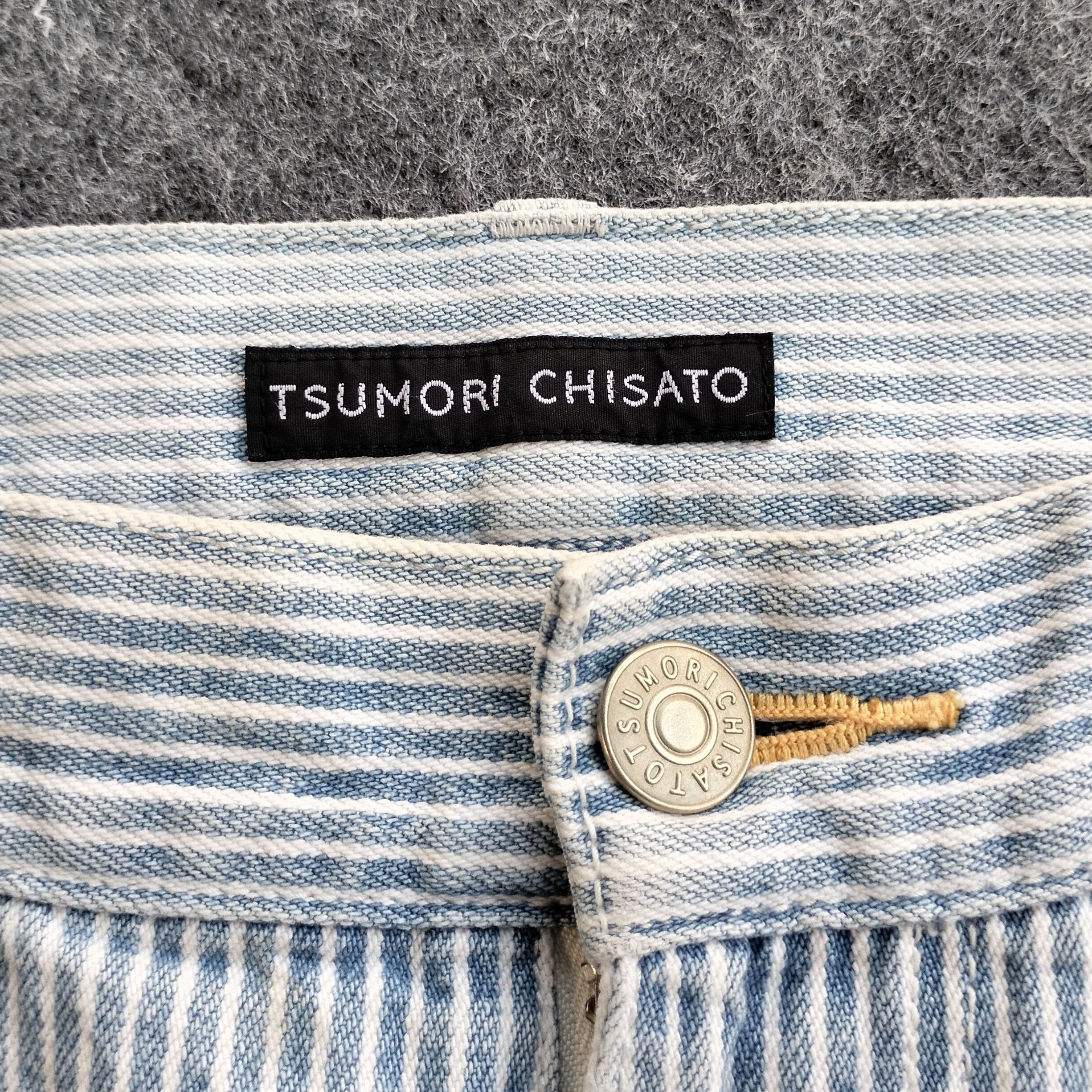 Issey Miyake Tsumori chisato "lucky" carpenter hickory pants Size US 31 - 6 Thumbnail
