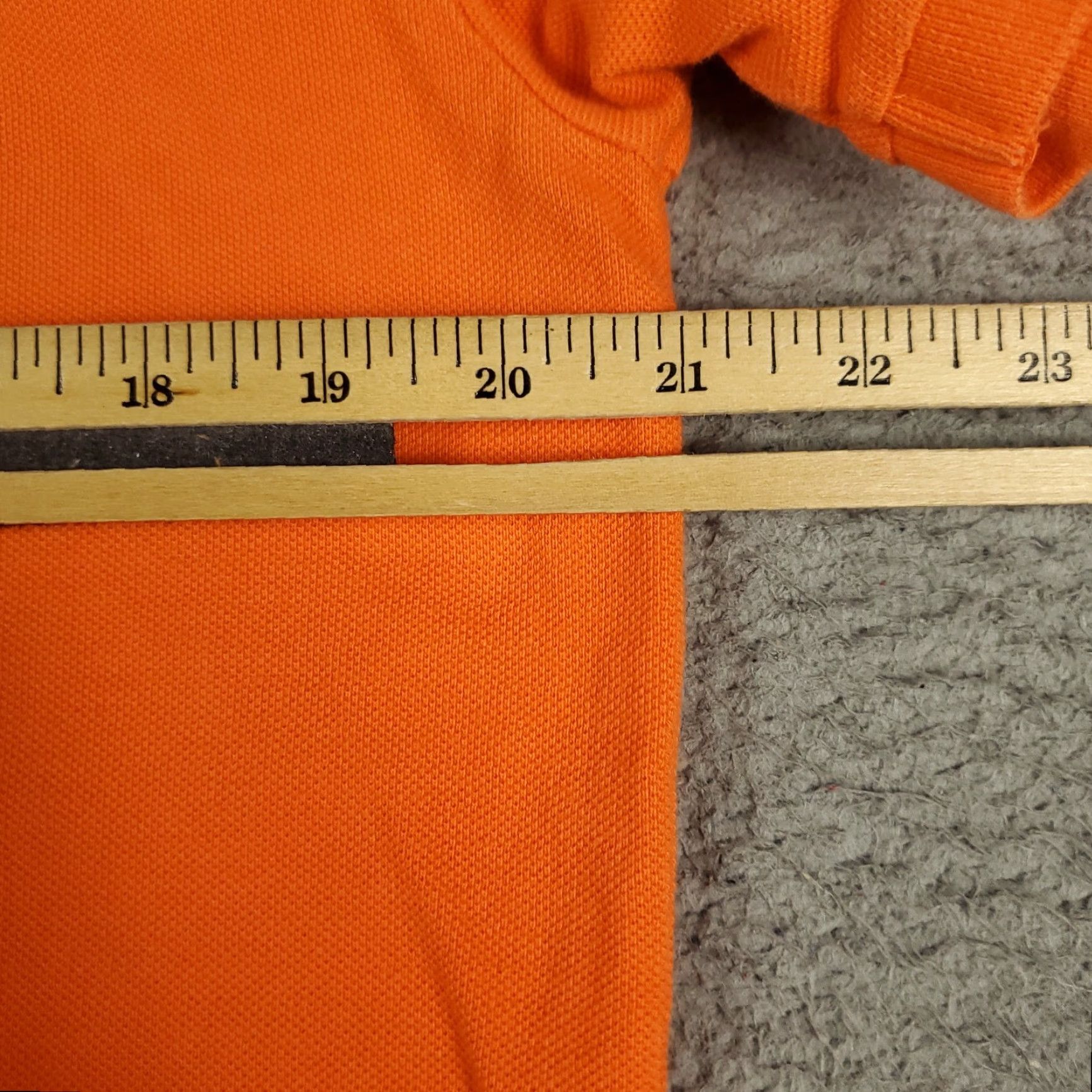 Ralph Lauren VINTAGE Ralph Lauren Polo Shirt Mens Large Orange Pony Short Sleeve Shirt Adult Large Orange Polo Mens Size US L / EU 52-54 / 3 - 6 Thumbnail