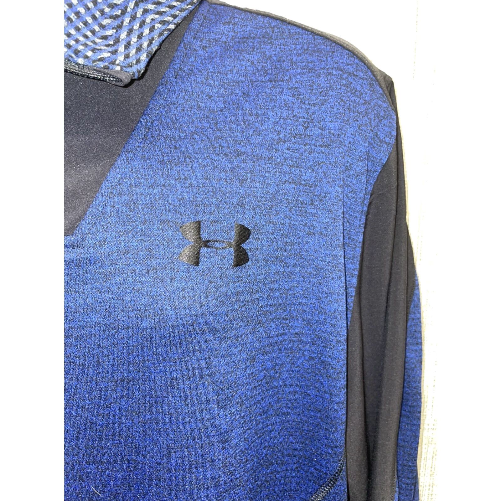 Under Armour Under Armour Loose Cold Gear Dark Blue/Black Pullover Jacket Mens 2XL Size US XXL / EU 58 / 5 - 3 Thumbnail